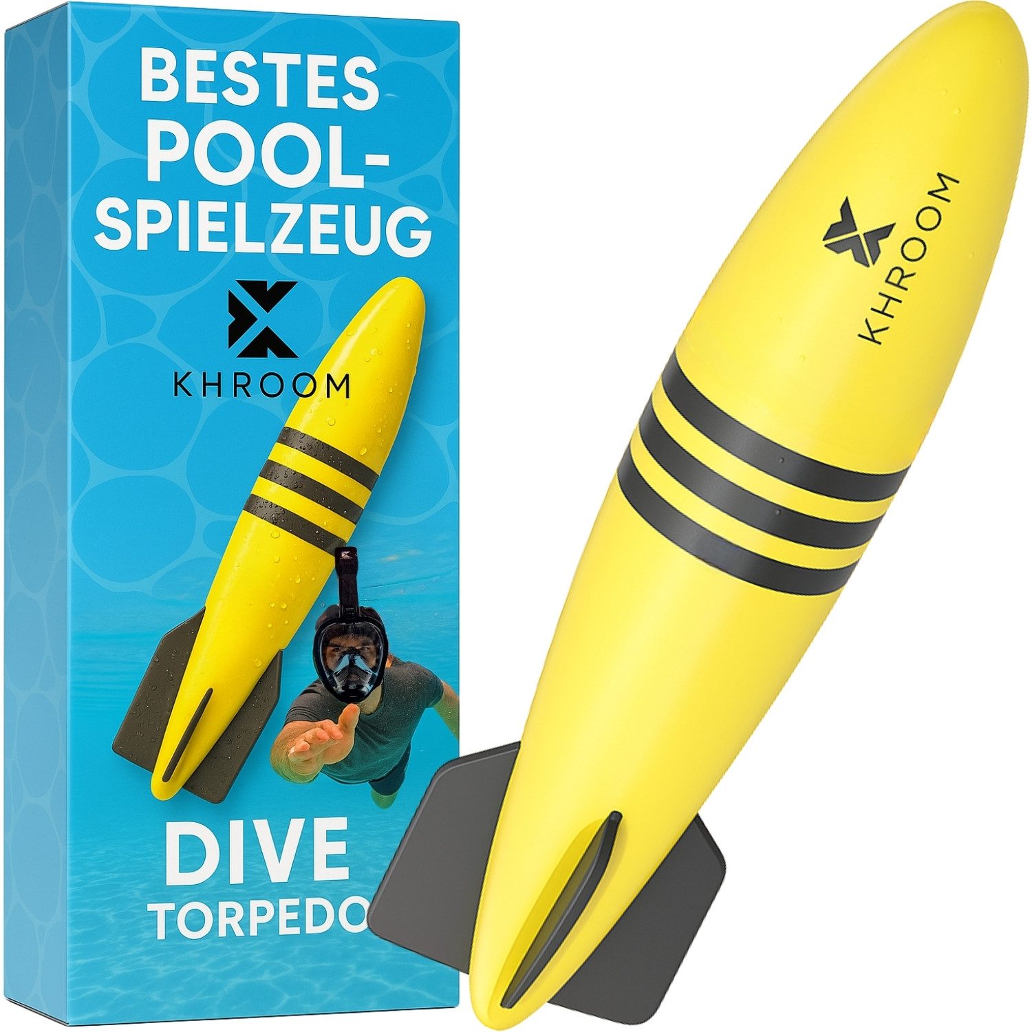 Khroom Wasserspiel Unterwasser-Torpedo Tauchspielzeug