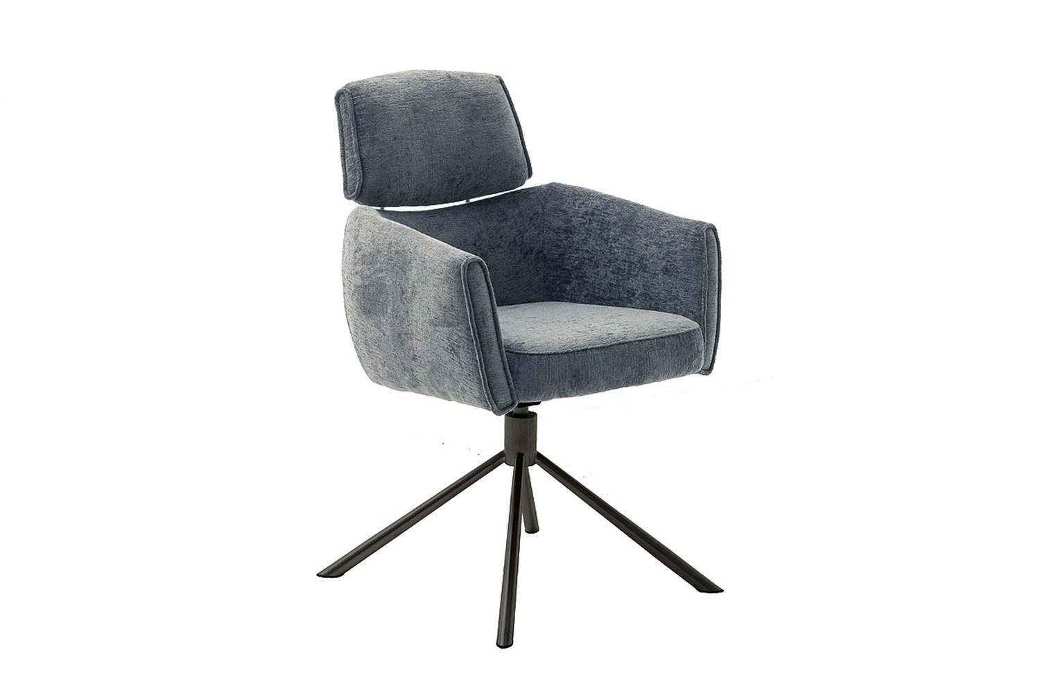 MCA furniture Armlehnstuhl (2-er Set) in Anthrazit, Polyester - 60x92x64cm (BxHxT) (2-er Set)