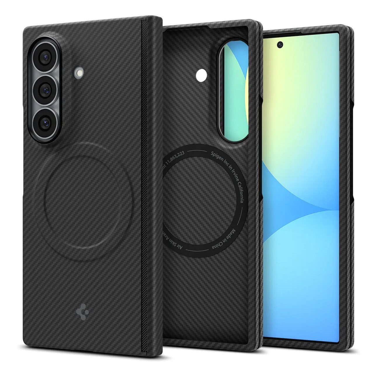 Spigen Backcover Spigen AirSkin Backcover MagSafe Samsung Galaxy Z Fold 8 Ultra - Black