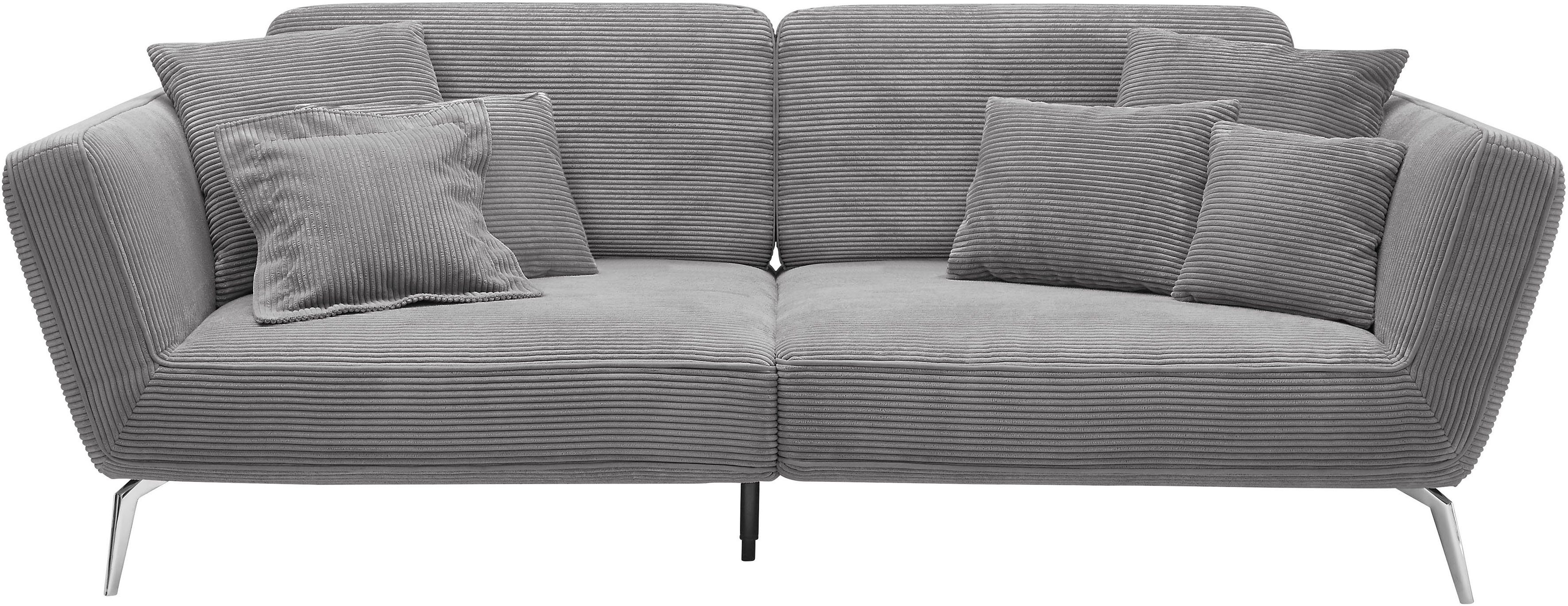 set one by Musterring Big-Sofa "SO 4500", Füße chromfarben, wahlweise mit K günstig online kaufen