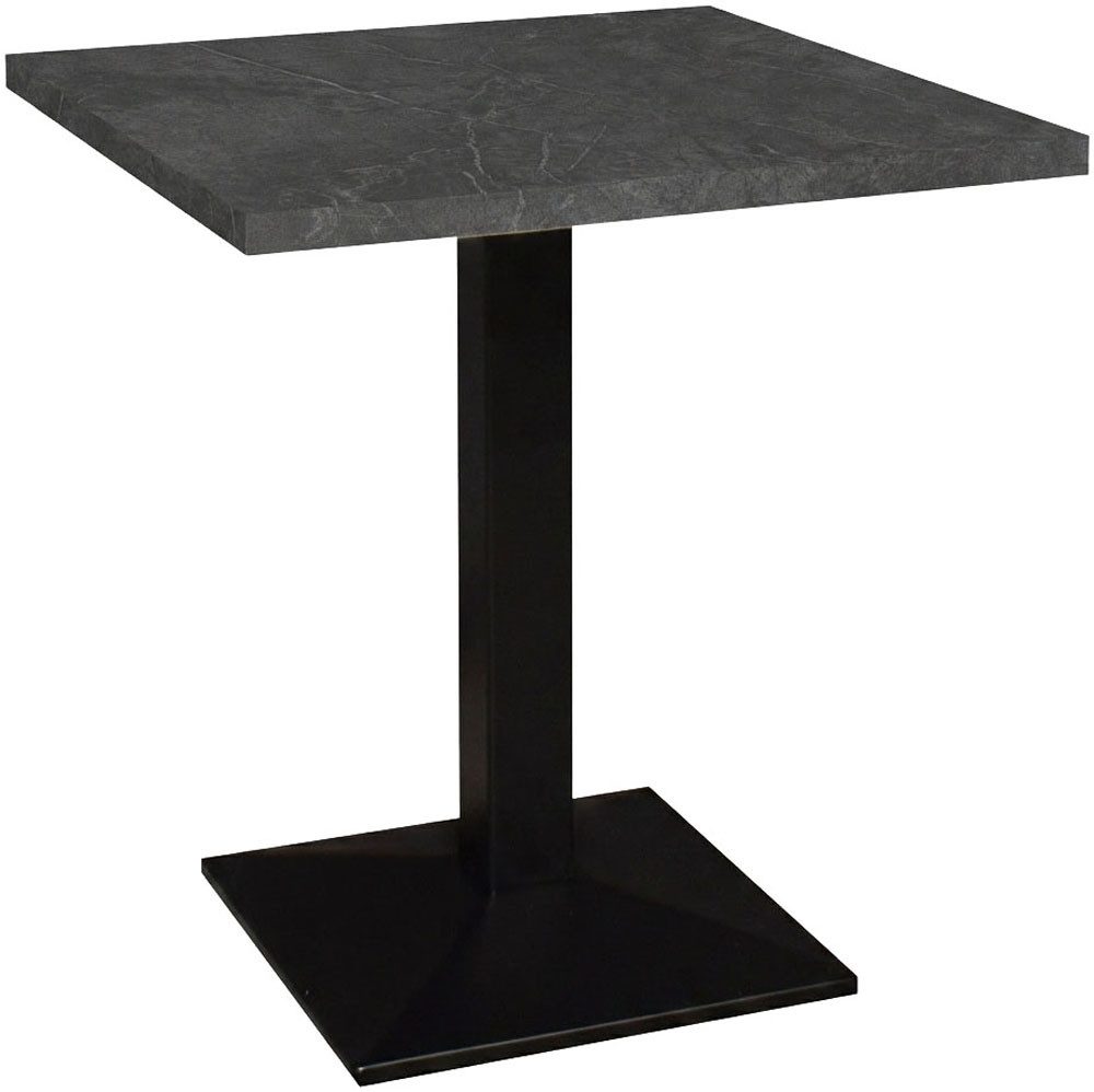 Mäusbacher Bistrotisch Big Bistro Metall, Quadrat-Säulengestell, eckige Platte BHT 70x75x70 cm