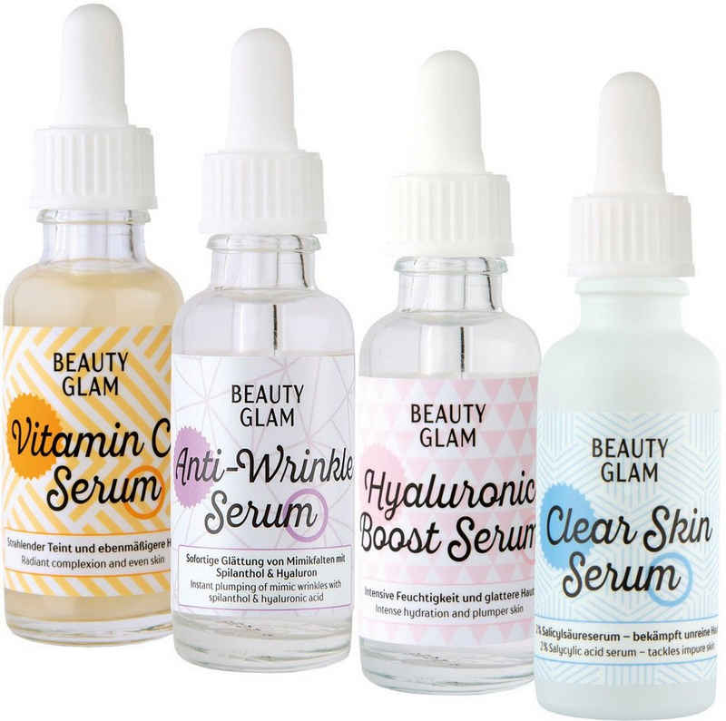 BEAUTY GLAM Gesichtspflege-Set Beauty Glam Serum Addiction Set, 4-tlg.