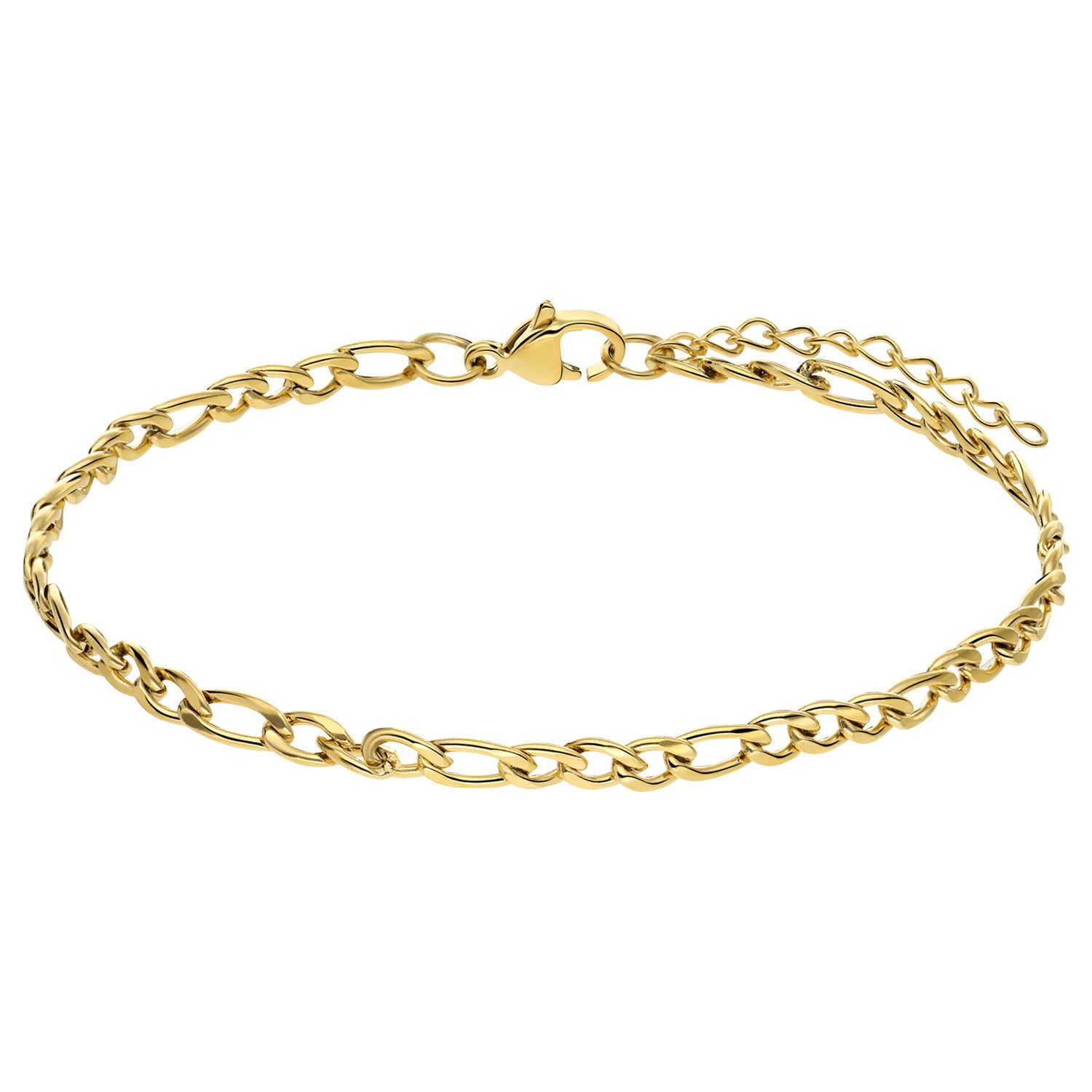 LUCARDI Gliederarmband Armband - Stahl - Gold - Unisex