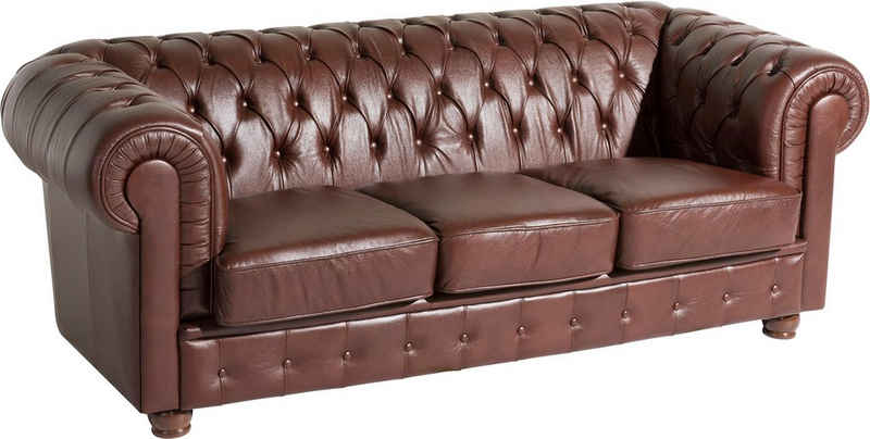 Max Winzer® Chesterfield-Sofa Bristol, mit edler Knopfheftung, Breite 200 cm