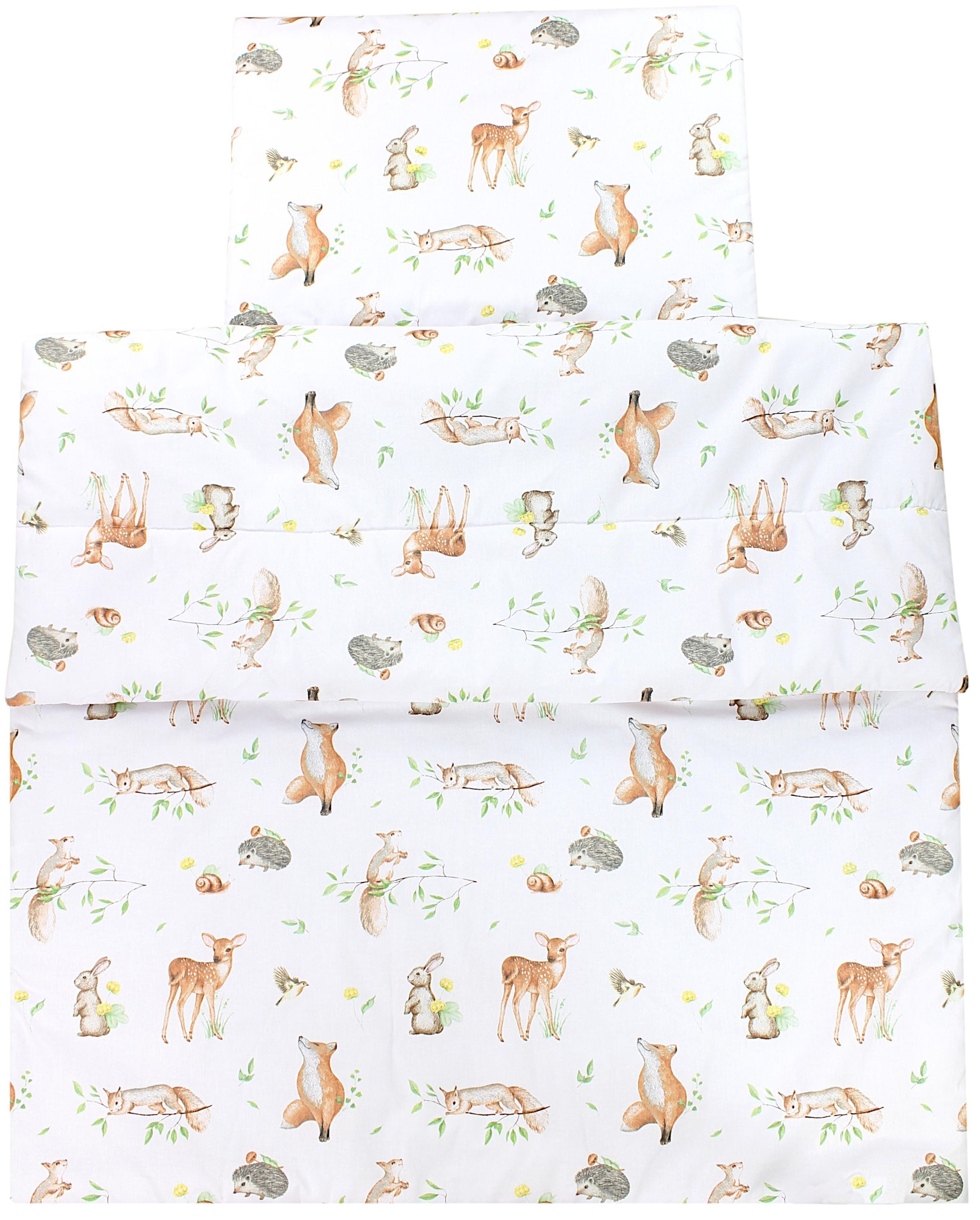 TupTam Kinderbettdecke Kinder Gemusterte Bettdecken Set Ganzjahresdecke Kopfkissen 2tlg.