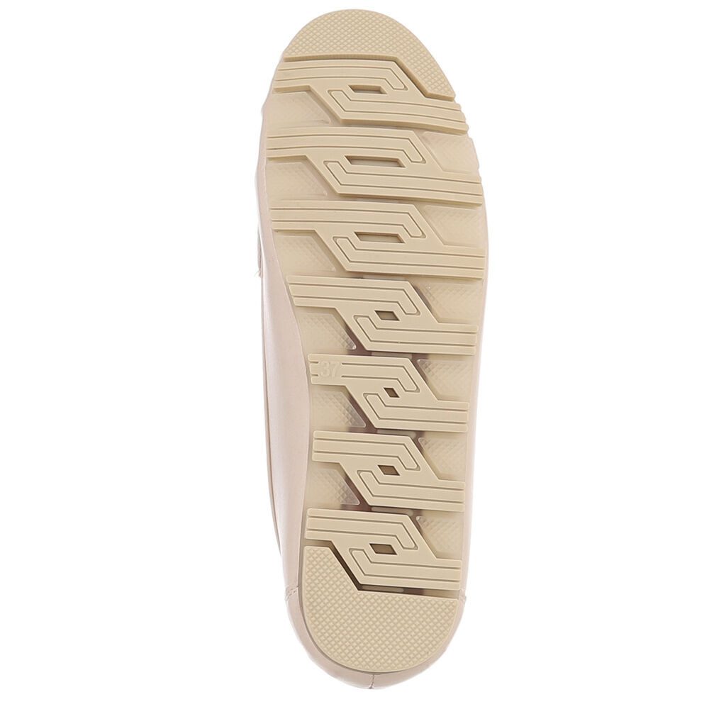 Ital-Design Damen Slipper mit erhöhtem Tragekomfort und Luftdurchlässigkeit Slipper (91512568) Flach Mokassins in Beige – Bild 3 von 5