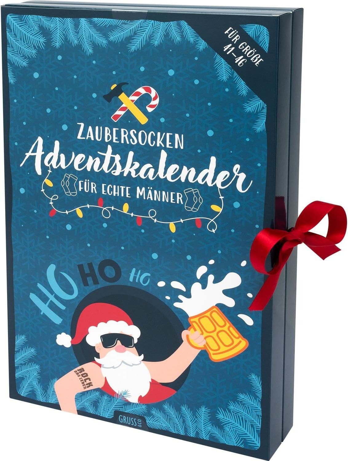 Sheepworld Socken Sheepworld Adventskalender für Männer mit 12 Paar Socken in 24