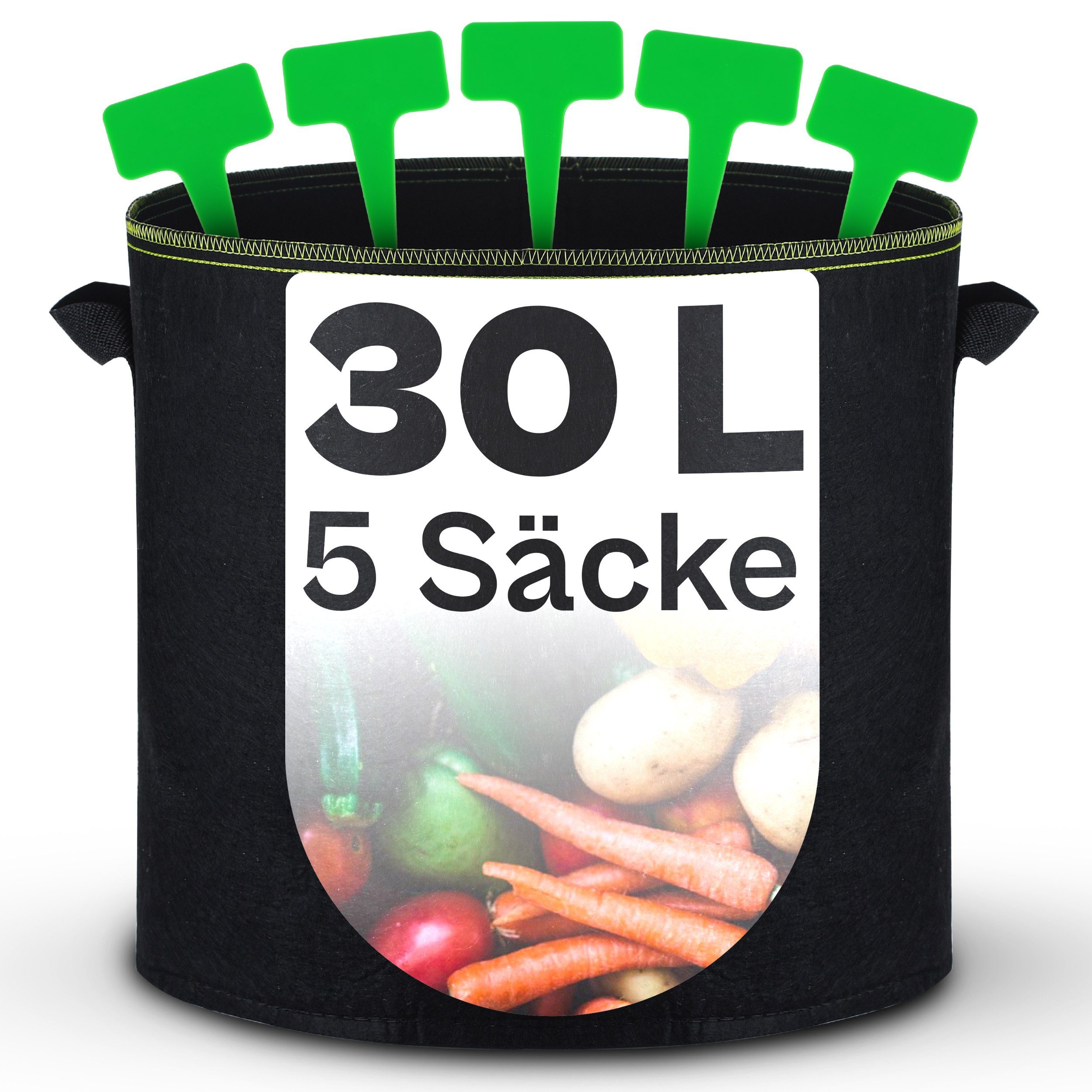 Praknu Pflanzkübel 5x Pflanzsack - 30 günstig online kaufen