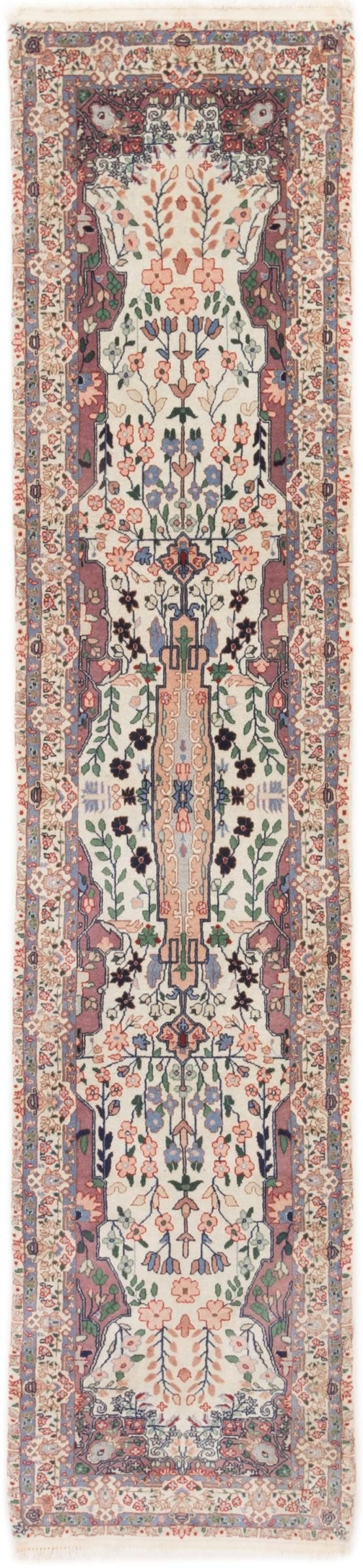 Nain Trading Orientteppich Kerman 68x302 Handgeknüpfter Orientteppich Läufer, rechteckig, Höhe: 12 mm