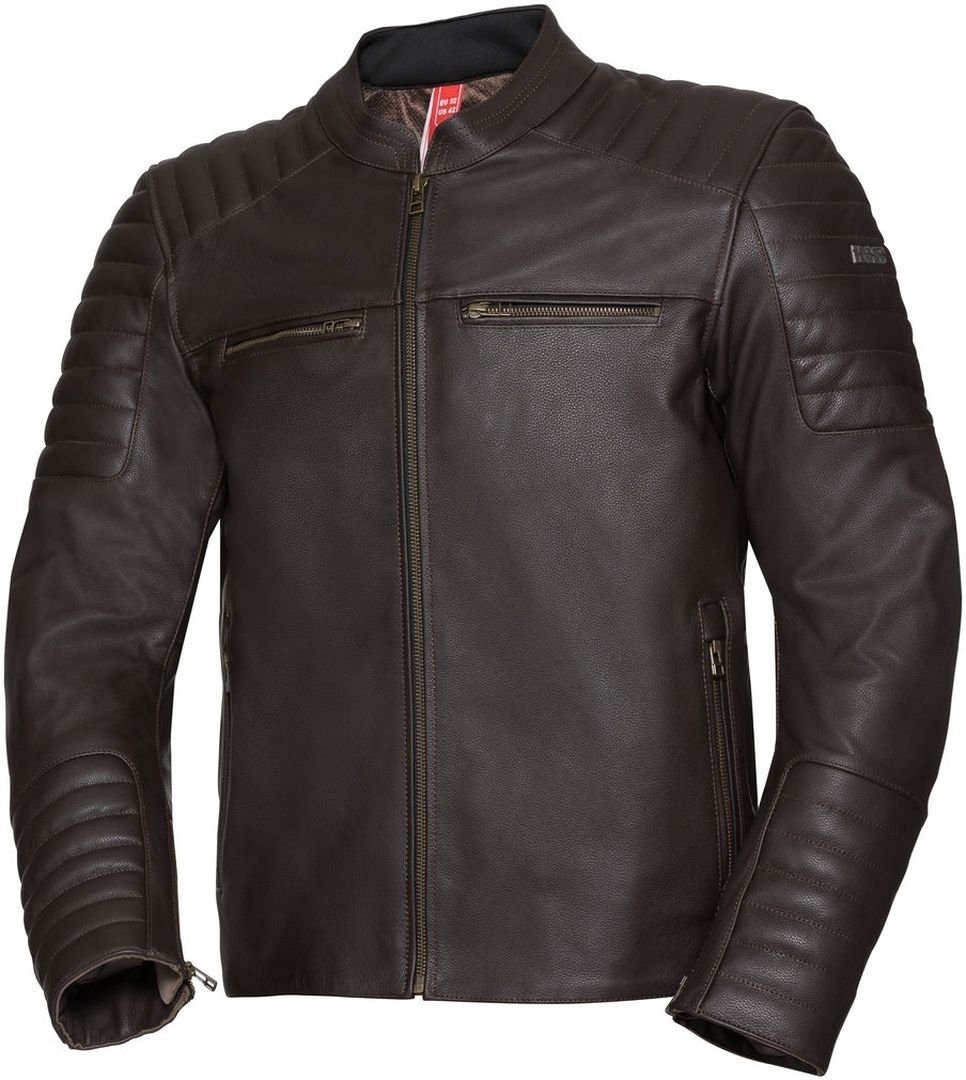 IXS Motorradjacke Classic LD Dark Motorrad Lederjacke
