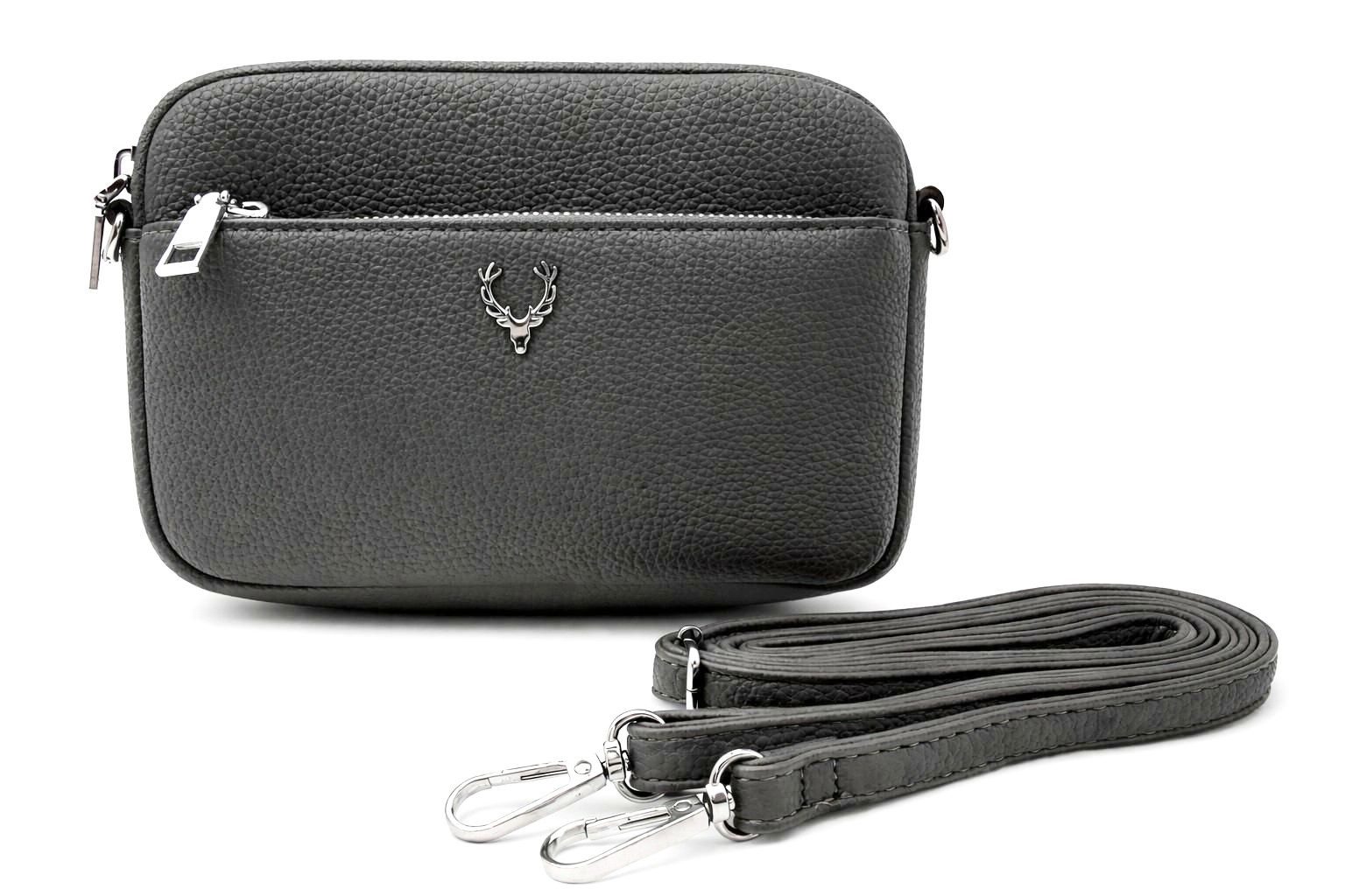 Der Trachtler Trachtentasche Damen Dirndltasche mit Hirsch-Zierteil, - stilvolles Trachten-Accessoire