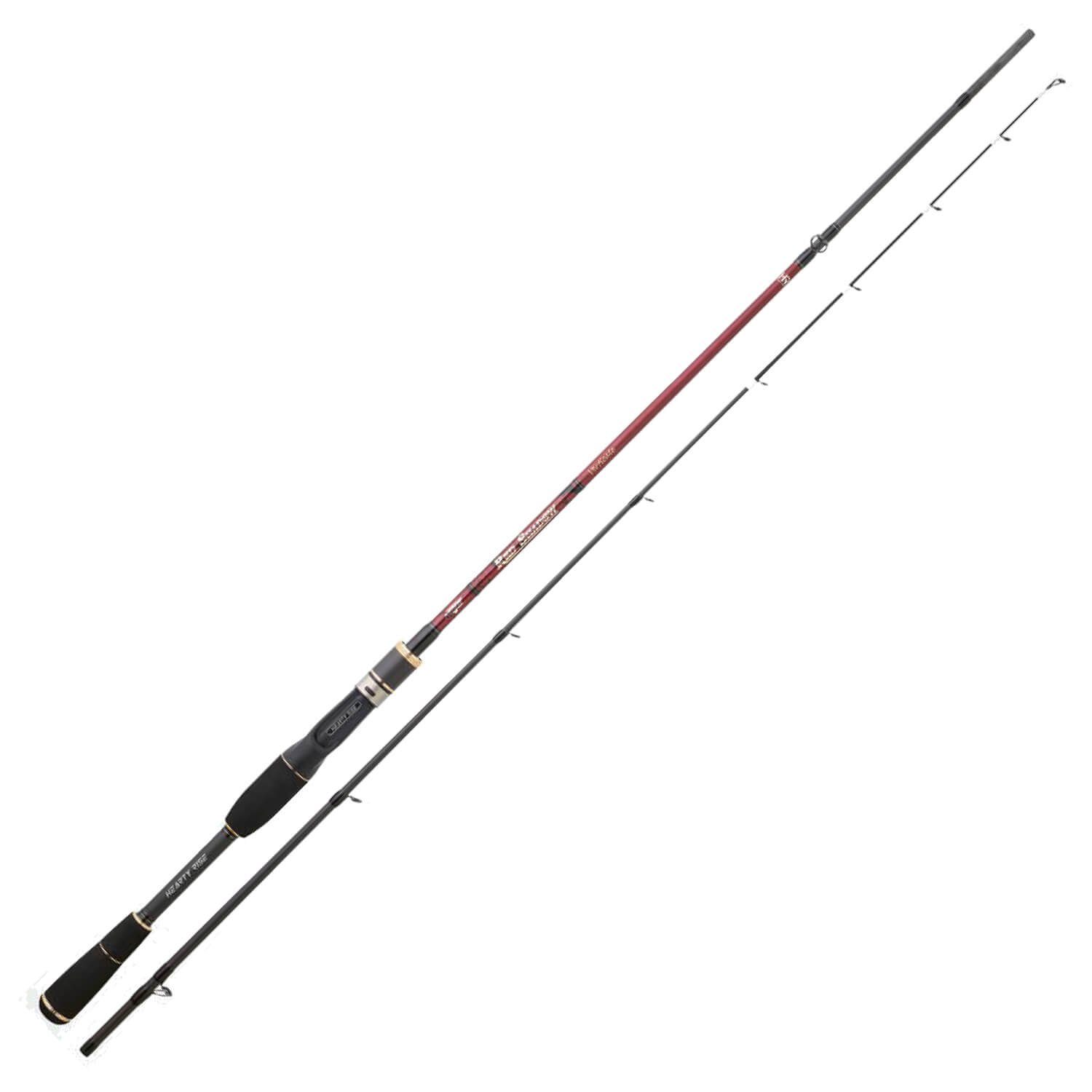 Hearty Rise Baitcasterrute Hearty Rise Red Shadow Vertikal Baitcastrute, (2-tlg)