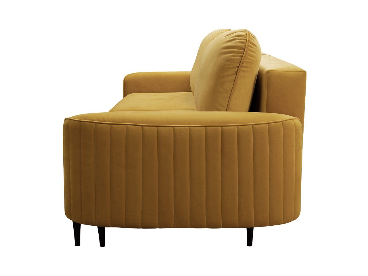 MIRJAN24 Schlafsofa Vena, mit Schlaffunktion und Bettkasten, Freistehendes 3 Sitzer Polstersofa