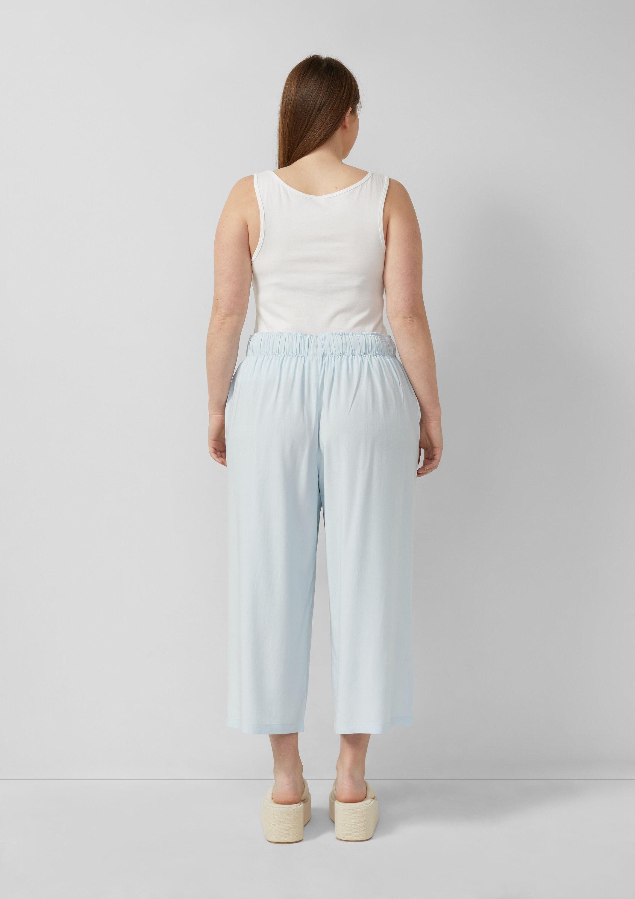 QS Culotte Hose Viskose Culotte mit elastischem Bund