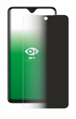 upscreen Blickschutzfolie für Tecno Spark 10 Pro, Displayschutzfolie, Blaulichtfilter Privacy Folie Schutzfolie Sichtschutz klar Anti-Spy