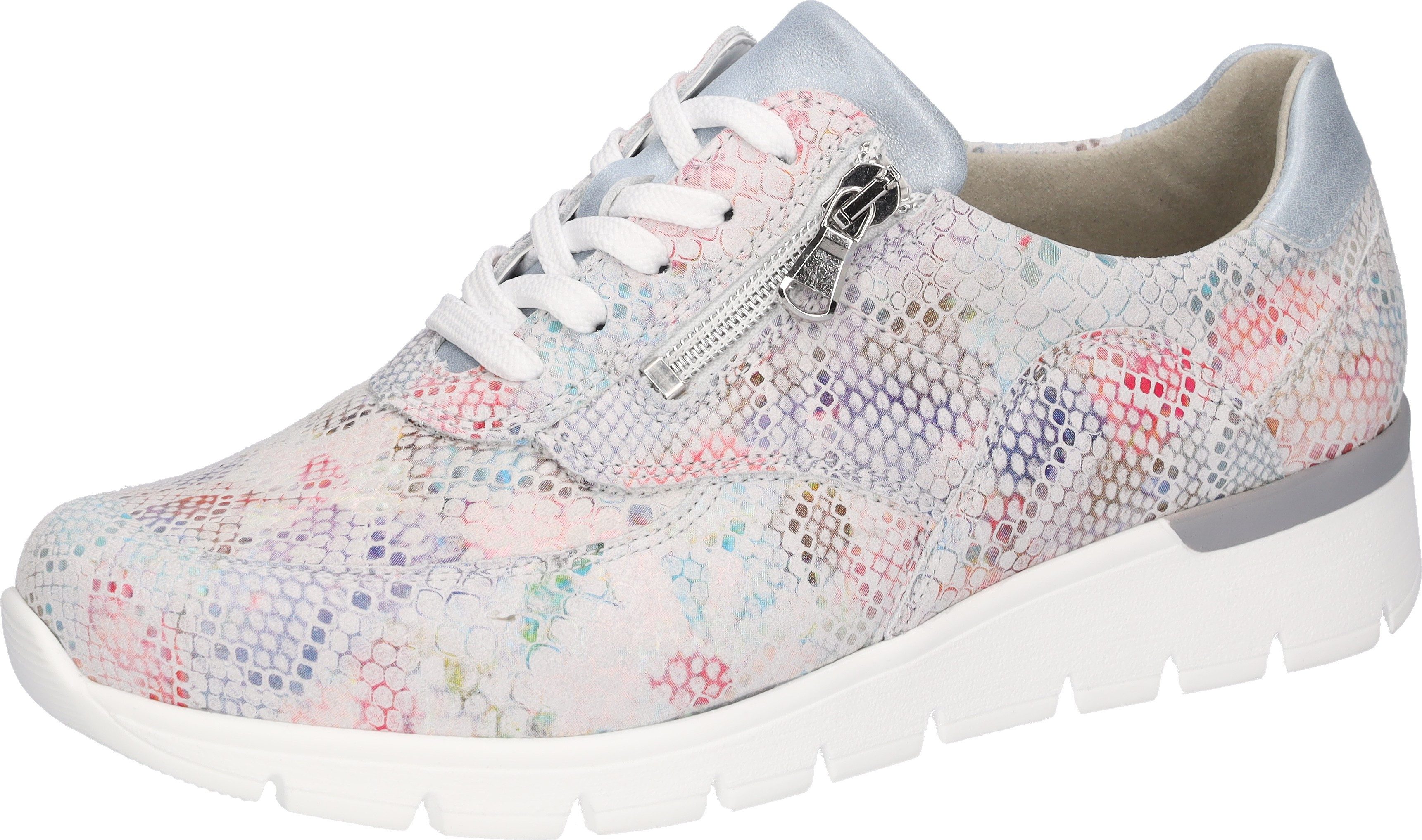 Waldläufer K-RAMONA Soft Schnürschuh Sneaker, Komfortschuh, Bequemschuh mit Orthotritt-Funtion, K-Weite