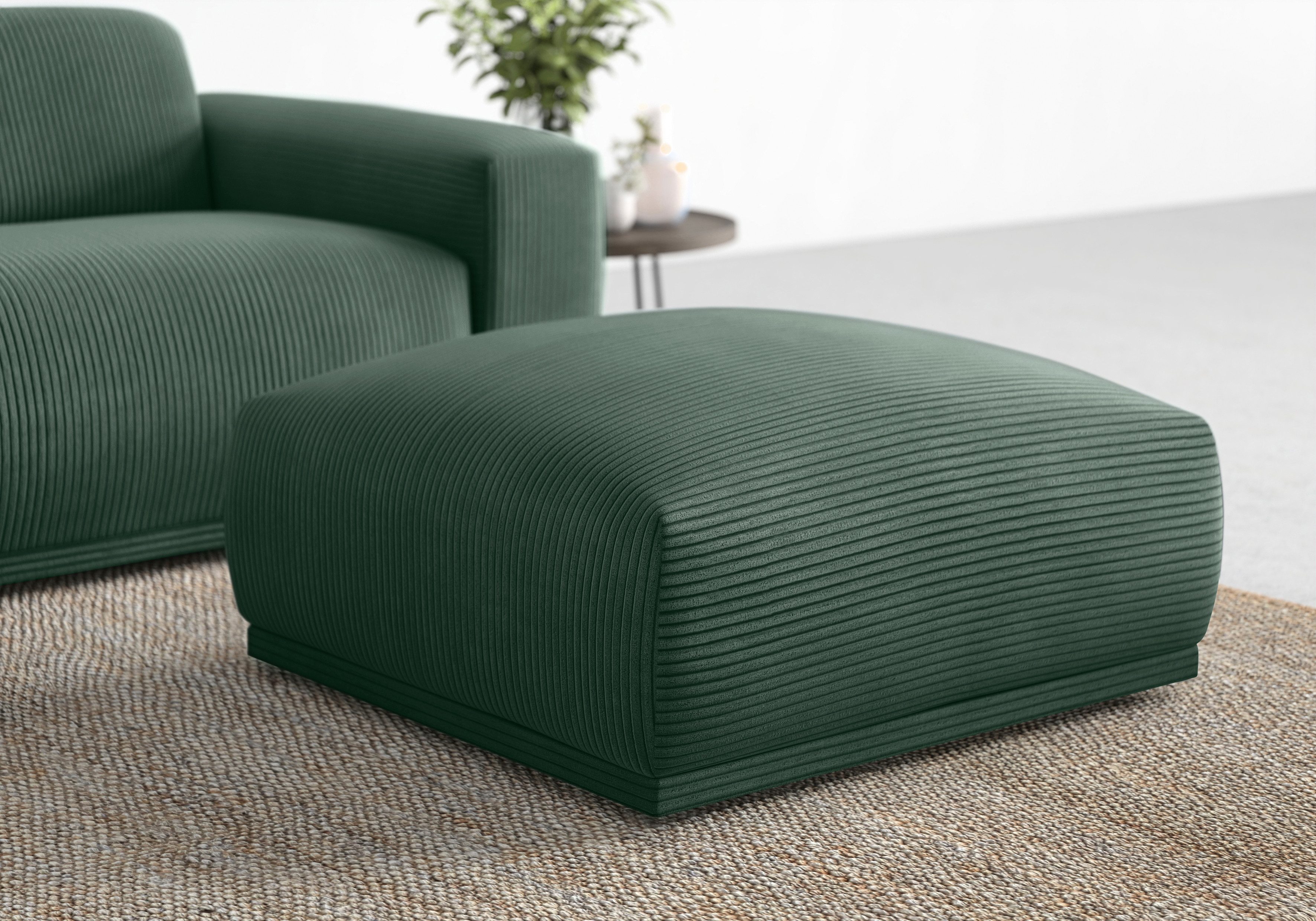 TRENDMANUFAKTUR Hocker Braga, mit hochwertigem Kaltschaum, günstig online kaufen