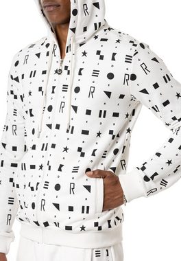 RedBridge Kapuzensweatjacke Sweater mit Kapuze Geometric Shapes Exklusiv Design