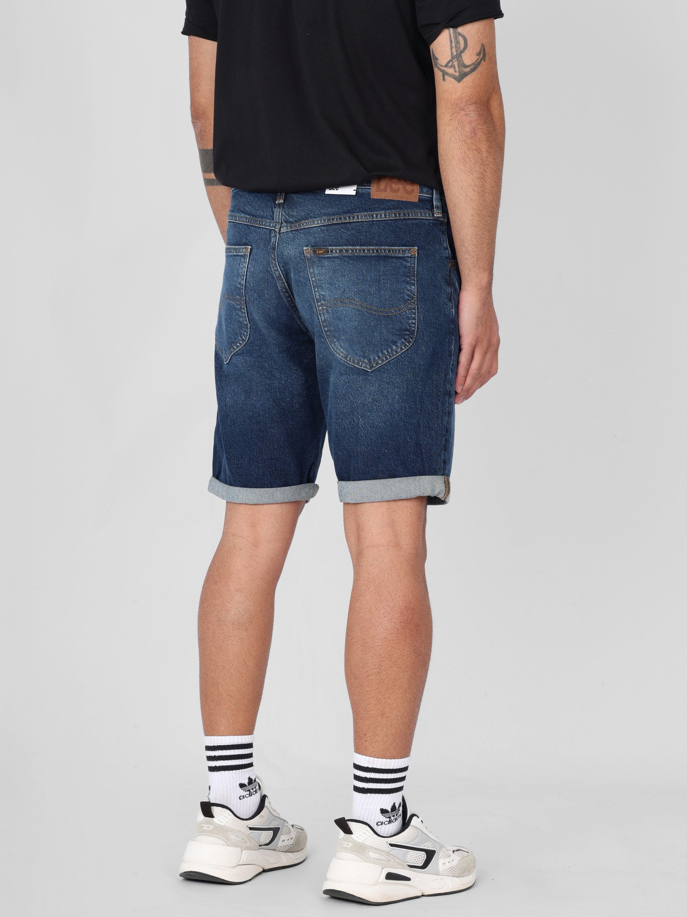 Lee® Jeansshorts Regular Fit - 5 POCKET geringer Stretch, mittlere Bundhöhe