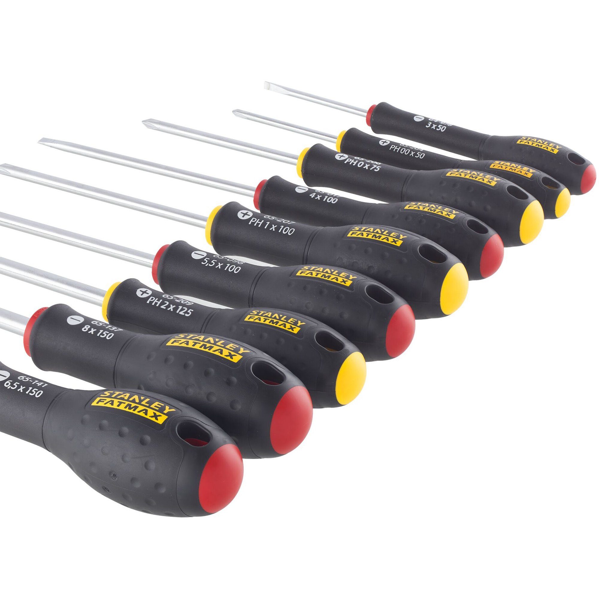 STANLEY Schraubendreher Stanley Schraubendreher-Set FatMax, 10-teilig