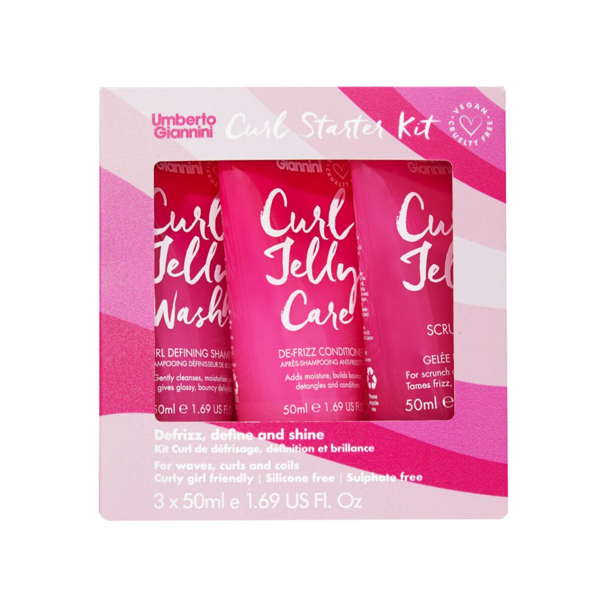 Umberto Giannini Haarkur Umberto Giannini Curls Starter Kit