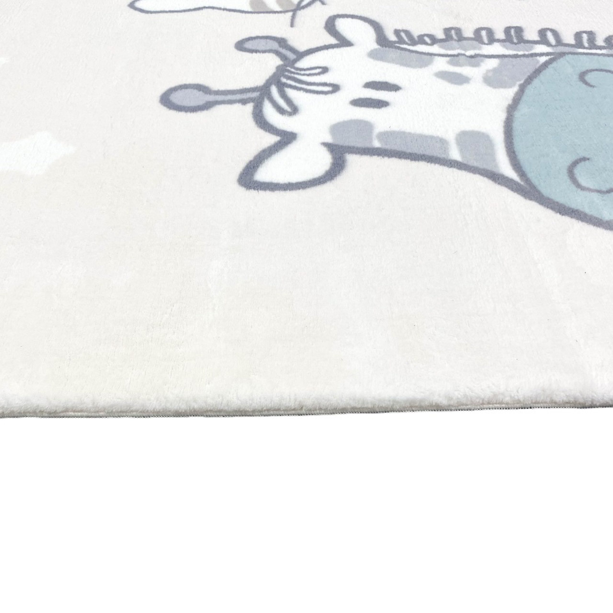 TeppichHome24 Teppich Weicher Kinderzimmer Teppich mit Tier muster in creme, rechteckig, Höhe: 18 mm – Bild 5 von 5