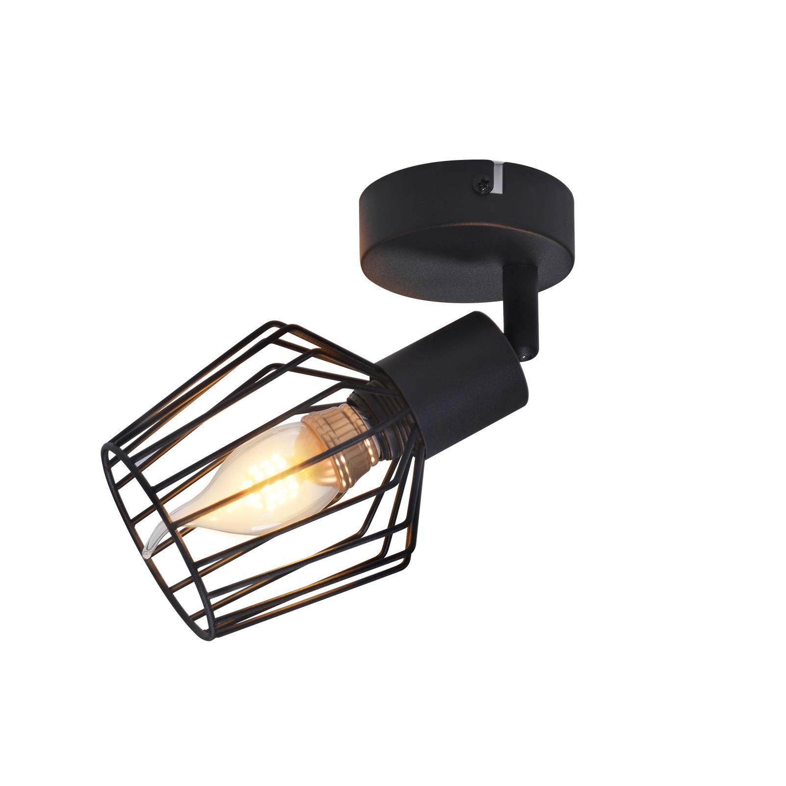 Nettlife LED Deckenspots Schwarz Weiß E14 günstig online kaufen