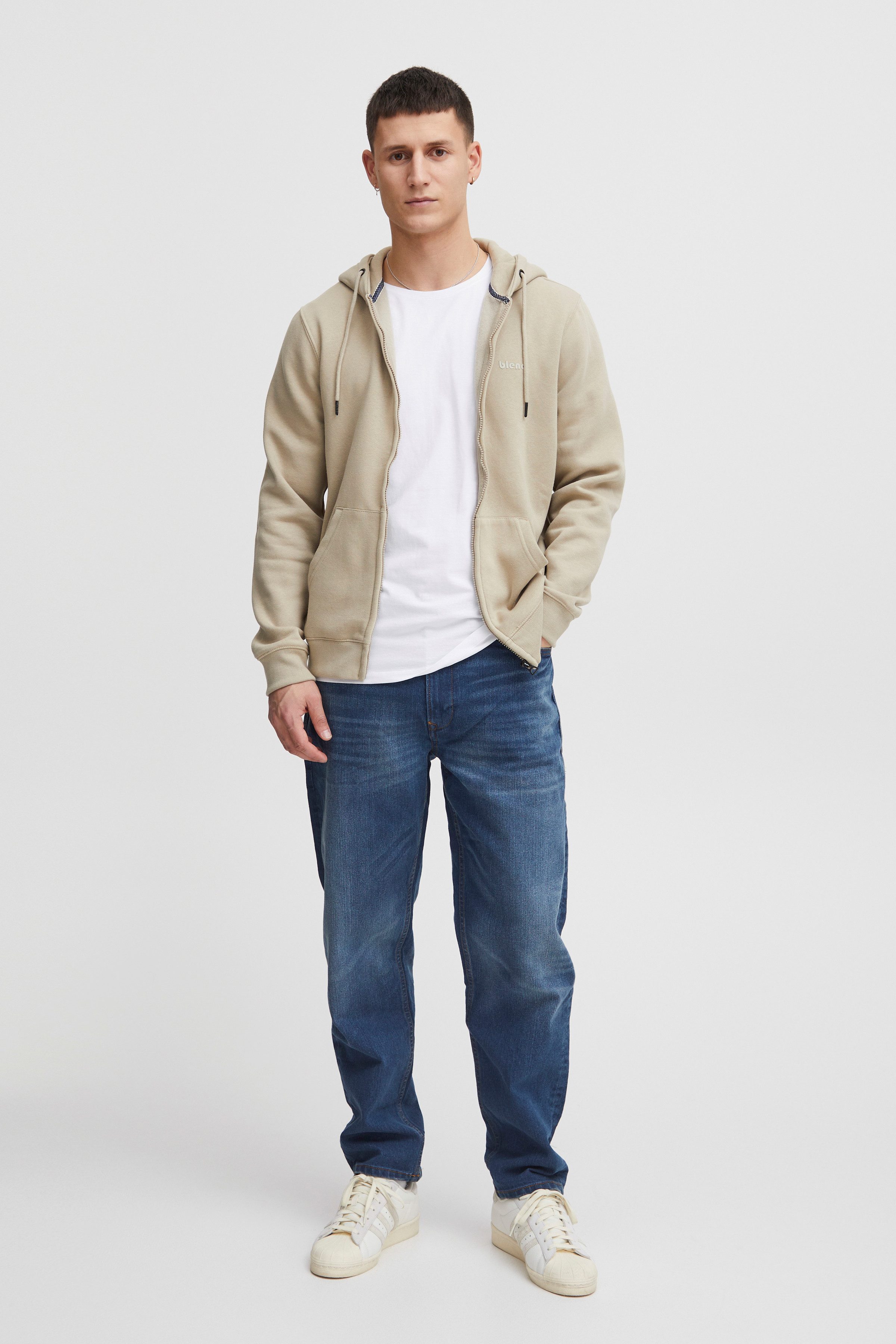 Blend Relax-fit-Jeans Thunder Relaxed fit - NOOS aus Baumwollmischung, mit Abriebeffekten