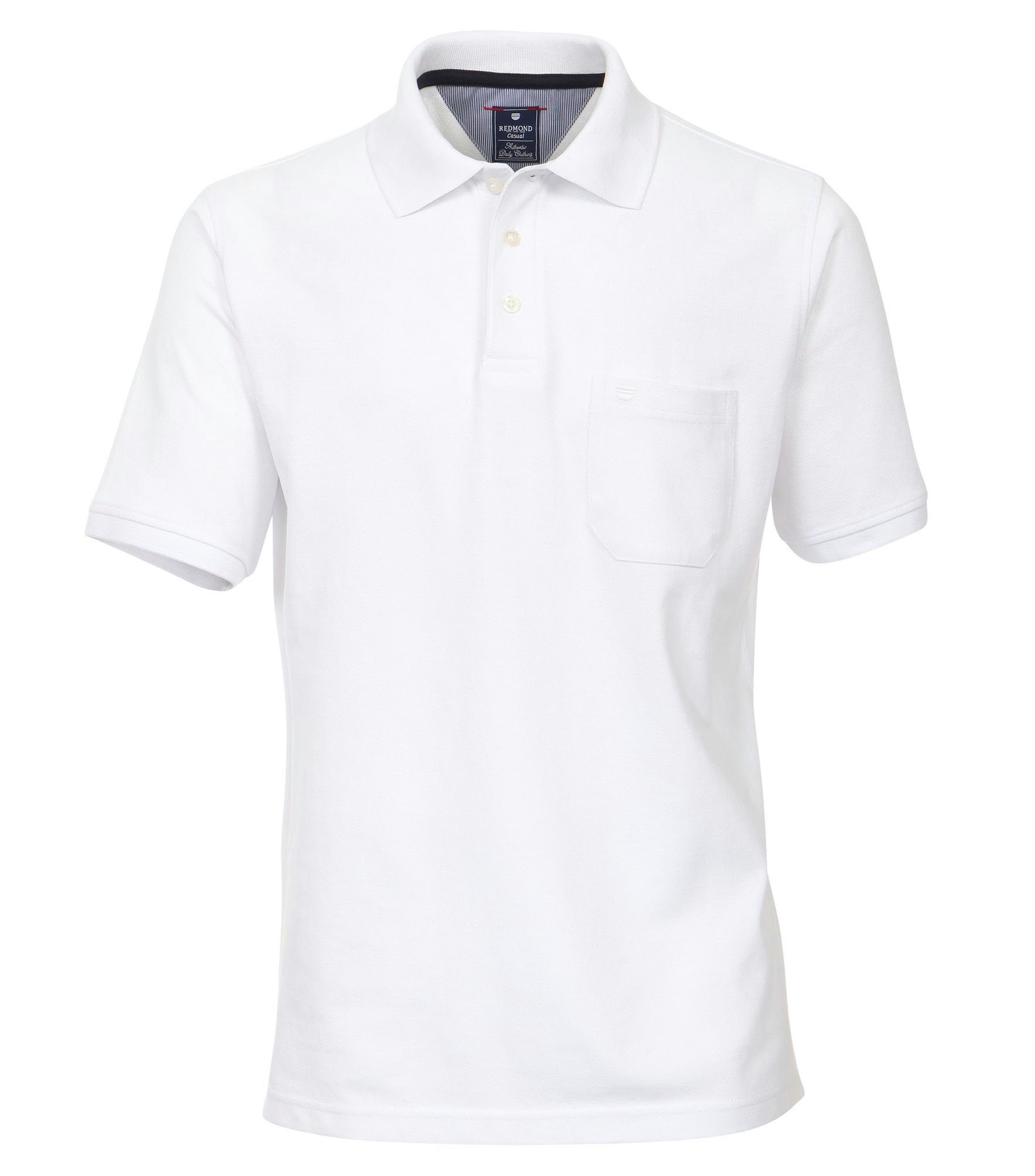 Polo-Shirt Weiß(0) Poloshirt Piqué Redmond