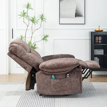Ulife TV-Sessel Elektrisch Relaxsessel mit Aufstehhilfe und Liegefunktion