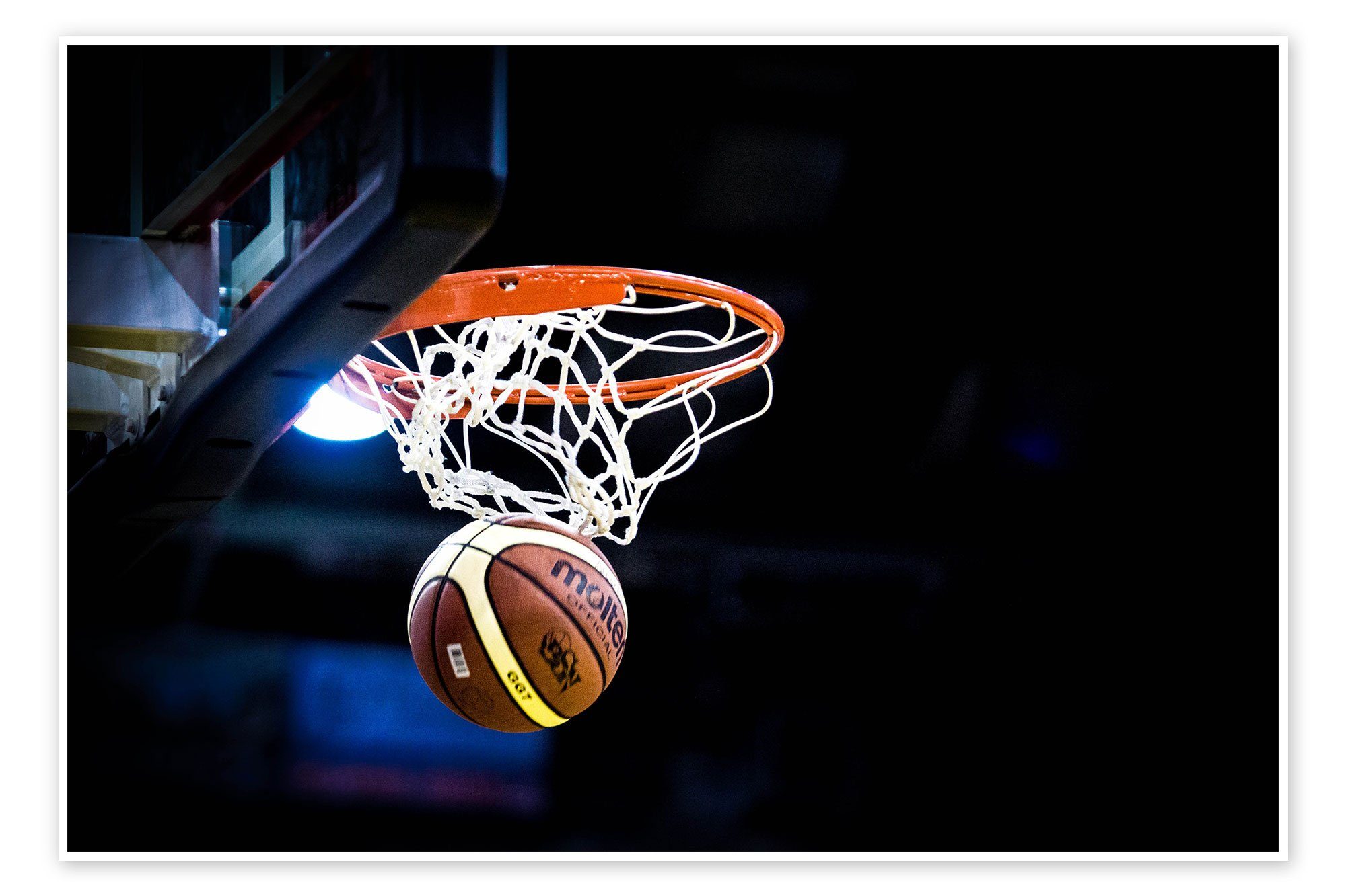 Posterlounge Poster Editors Choice, Basketballspiel, Fitnessraum Fotografie