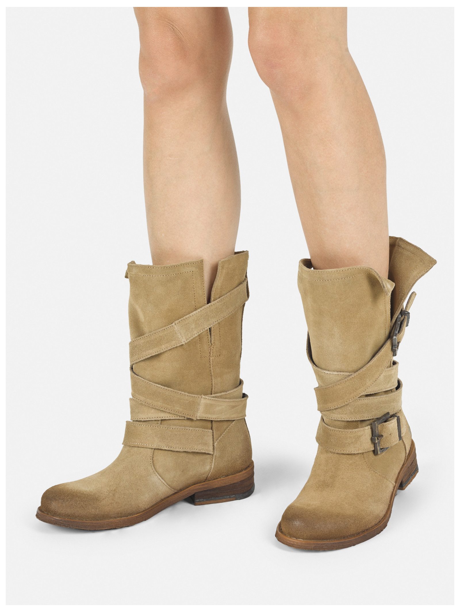 Felmini Stiefel Veloursleder Stiefel