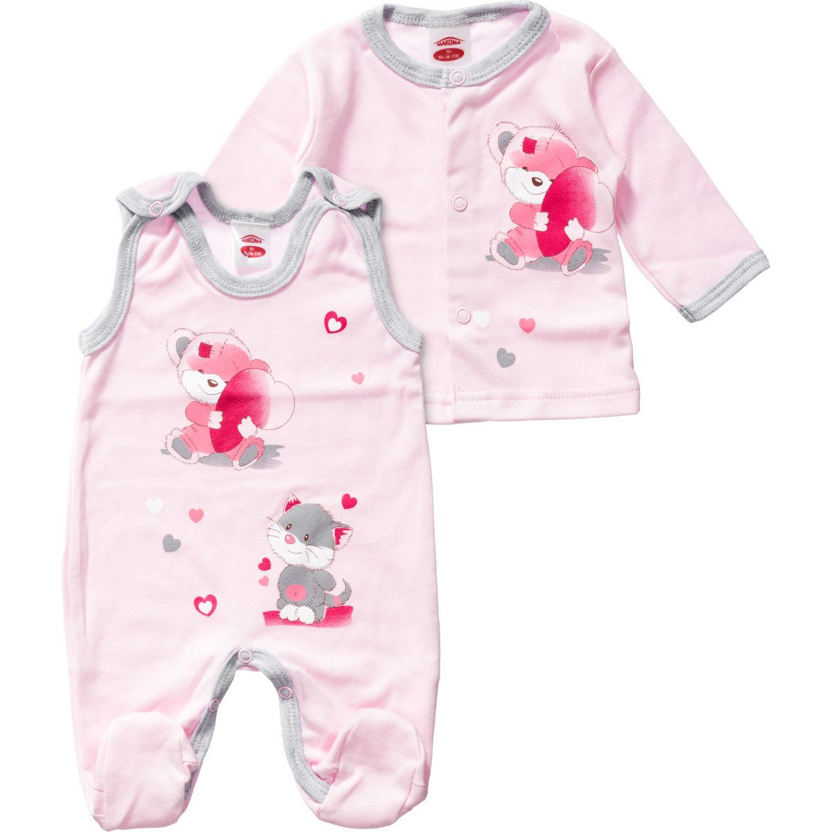 Makoma Strampler Kpl Sito Mädchen Einteiler, Overall, Babyanzug, Babyoverall, Babyanzug