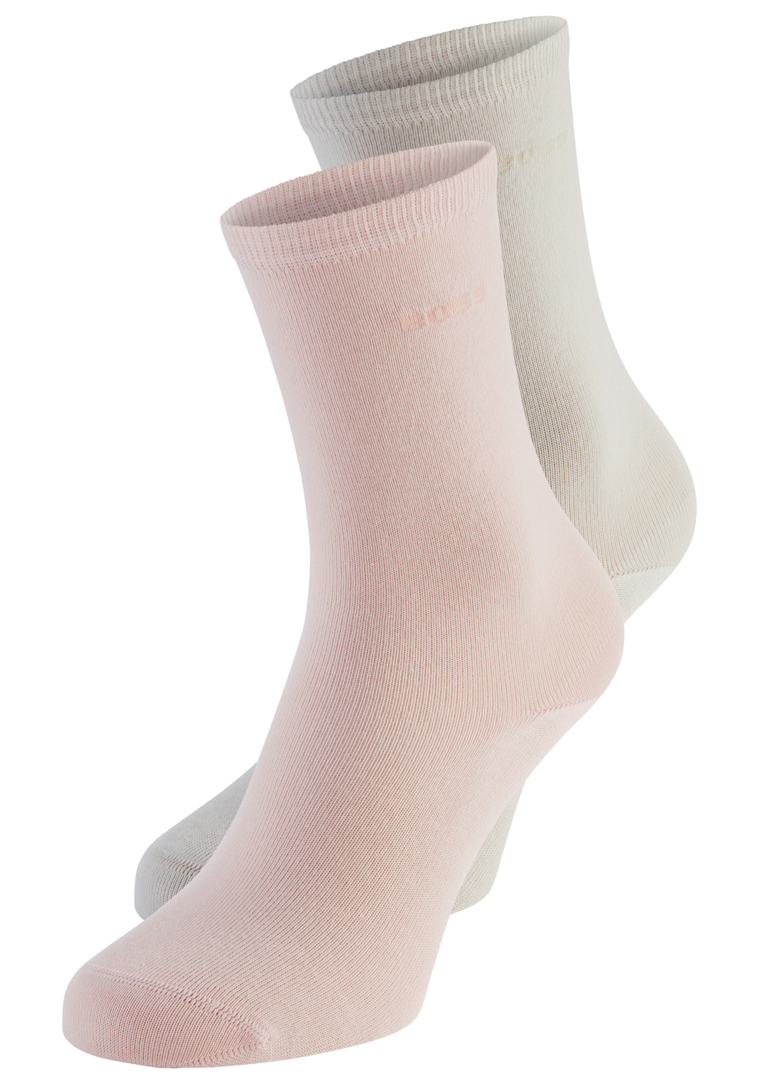 BOSS Freizeitsocken (3-Paar) mit Logoschriftzug