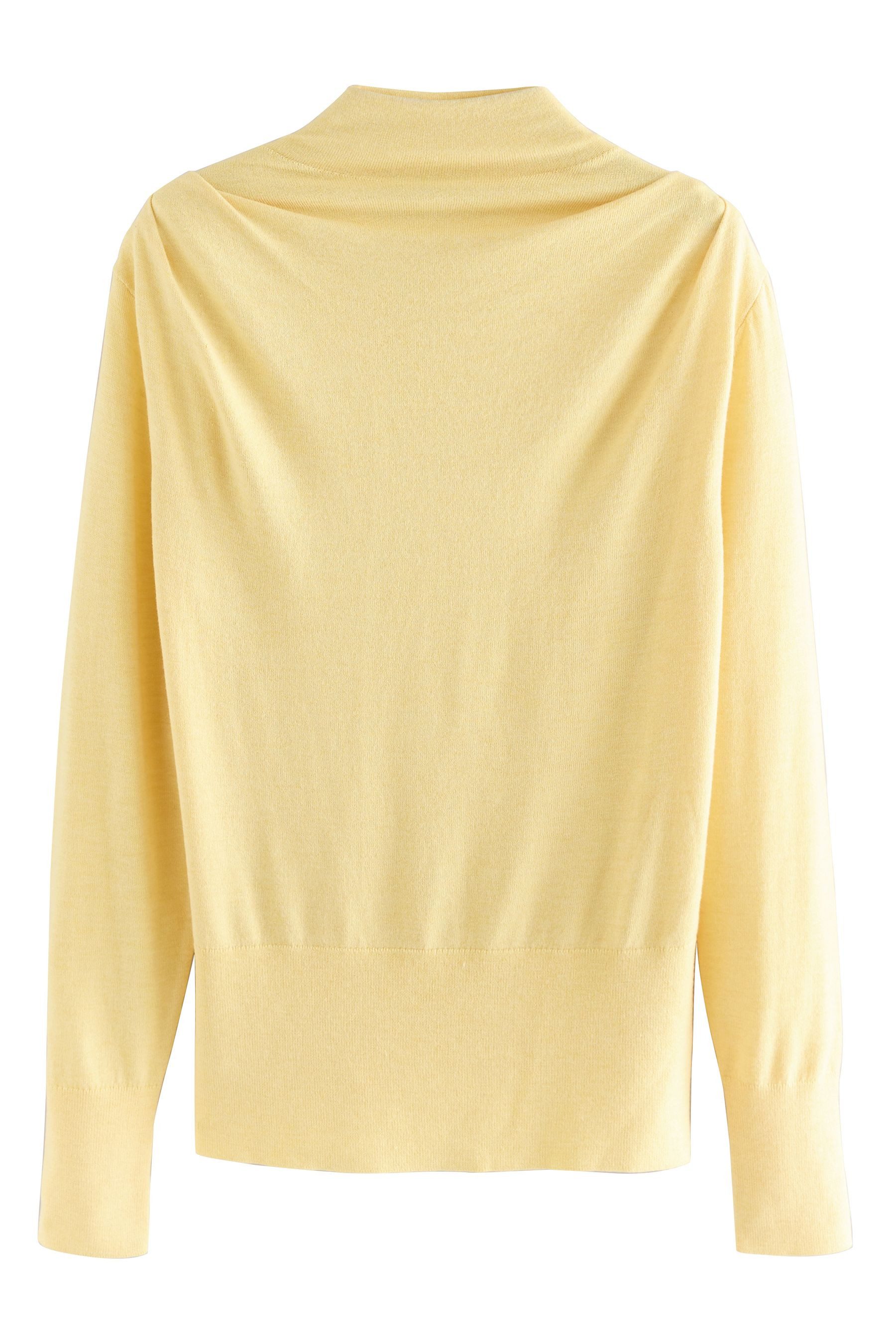 Next Strickpullover Stricktop mit Drapierung und günstig online kaufen