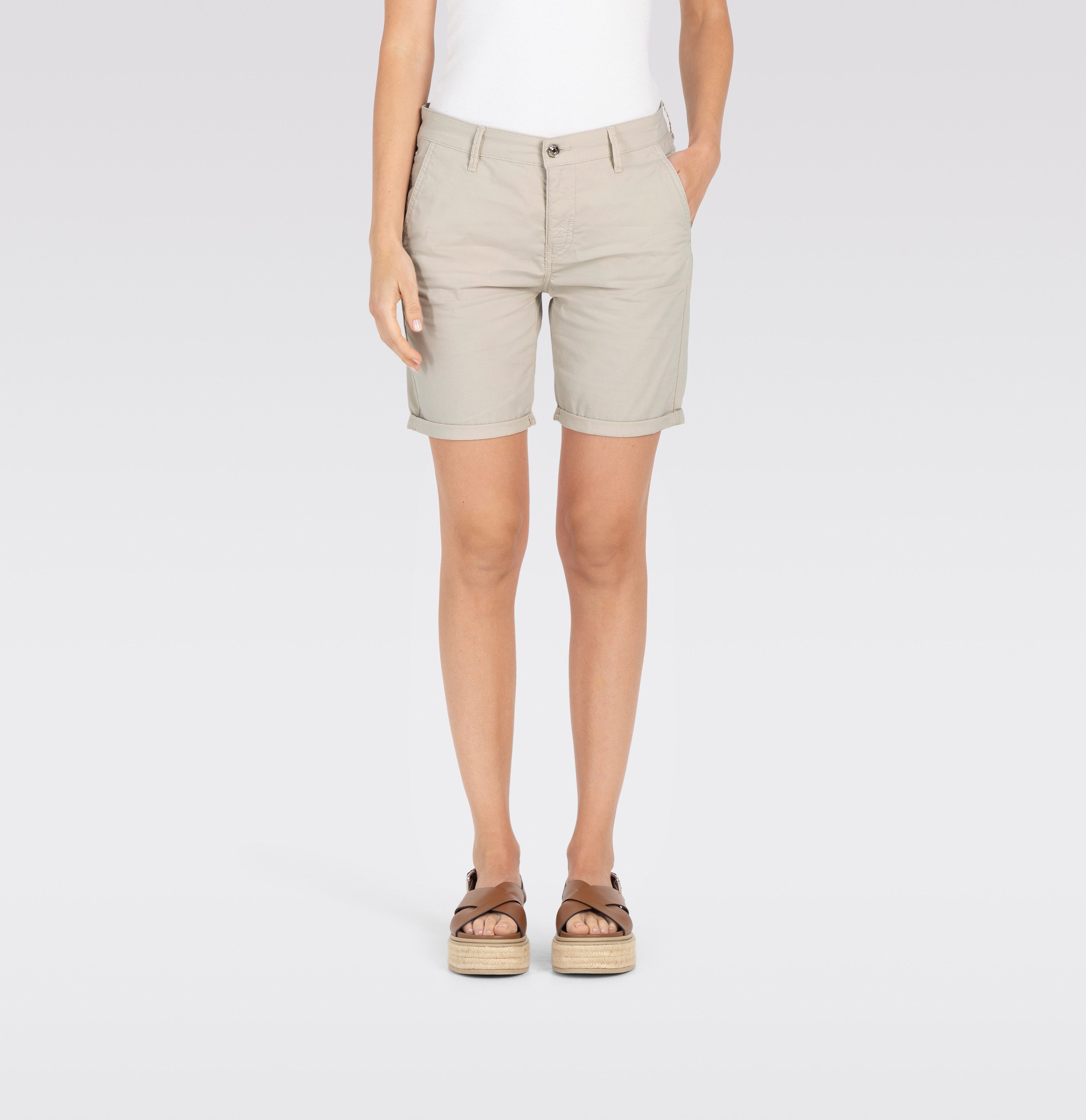 MAC Chinoshorts Chino-Shorts Sommerhose Krempelbare Shorts günstig online kaufen