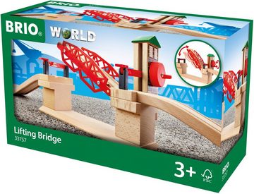 BRIO® Spielzeugeisenbahn-Brücke BRIO® WORLD, Hebebrücke, FSC®- schützt Wald - weltweit