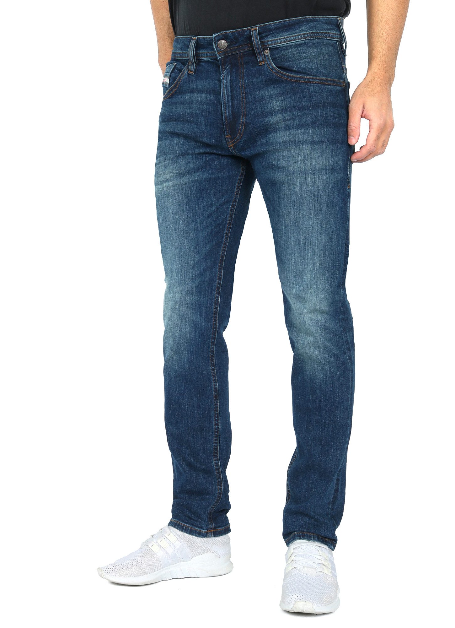 Diesel Slim-fit-Jeans schmale Beinform, niedriger Bund günstig online kaufen