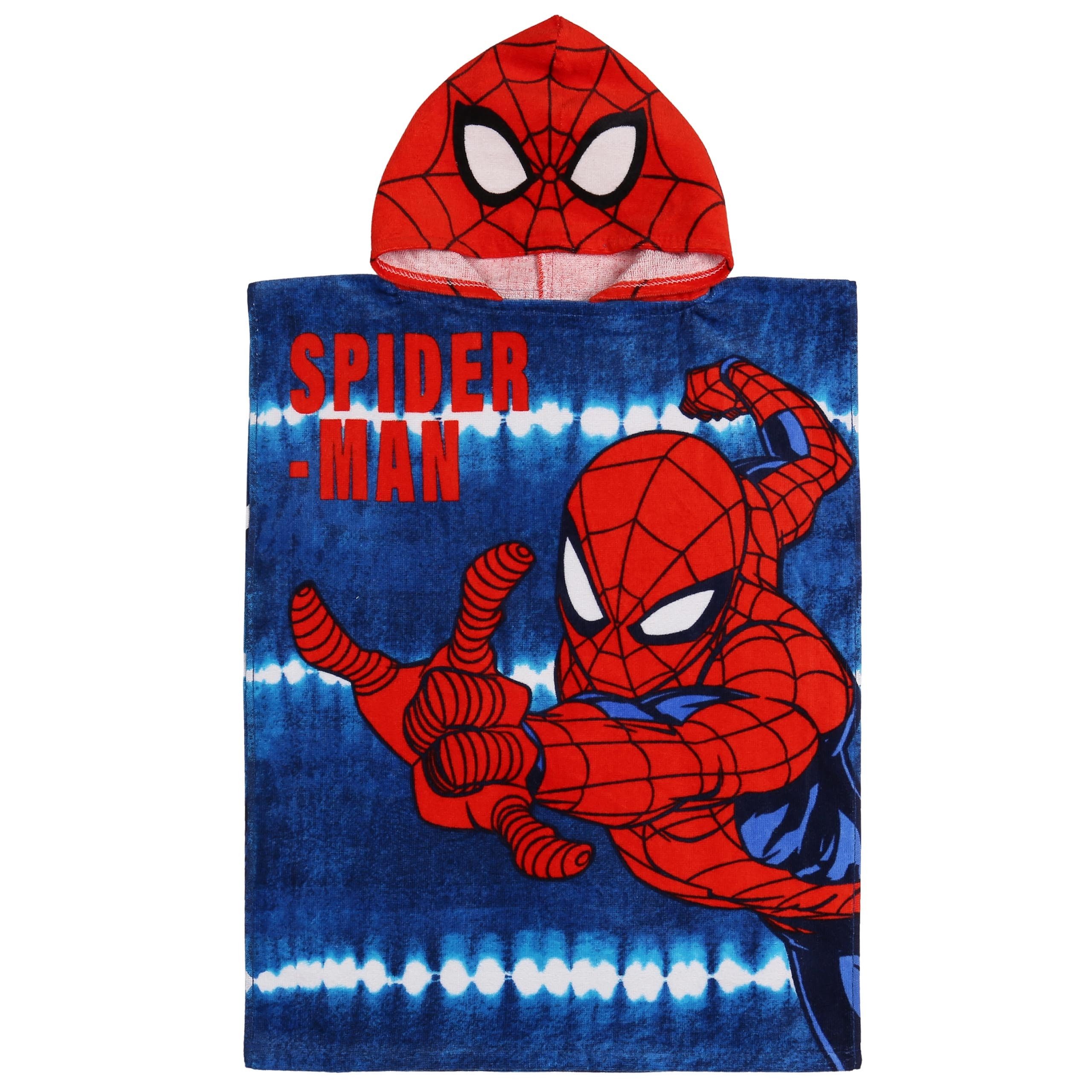 MARVEL Badeponcho MARVEL Spider-Man Badeponcho Kinder, schnelltrocknend, Baumwolle