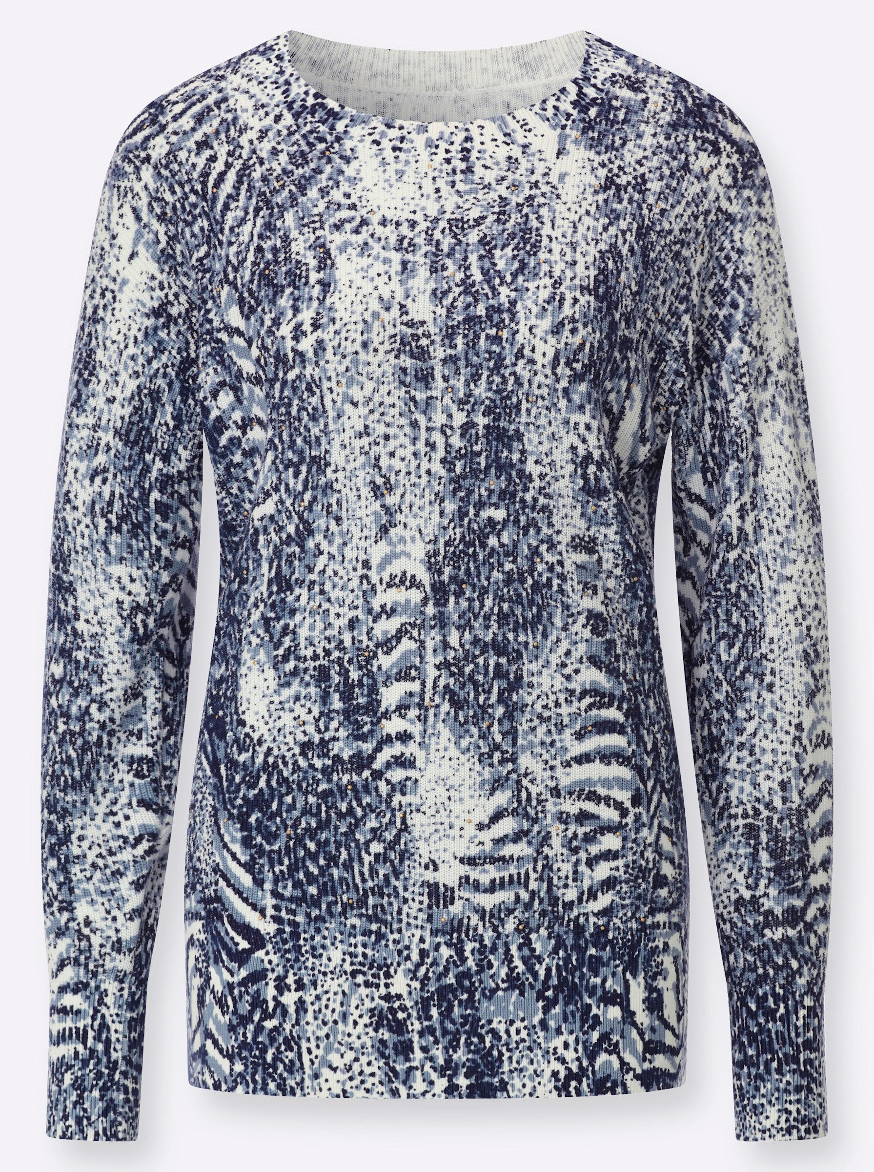 Strickpullover Modal-Baumwoll-Pullover Langarm