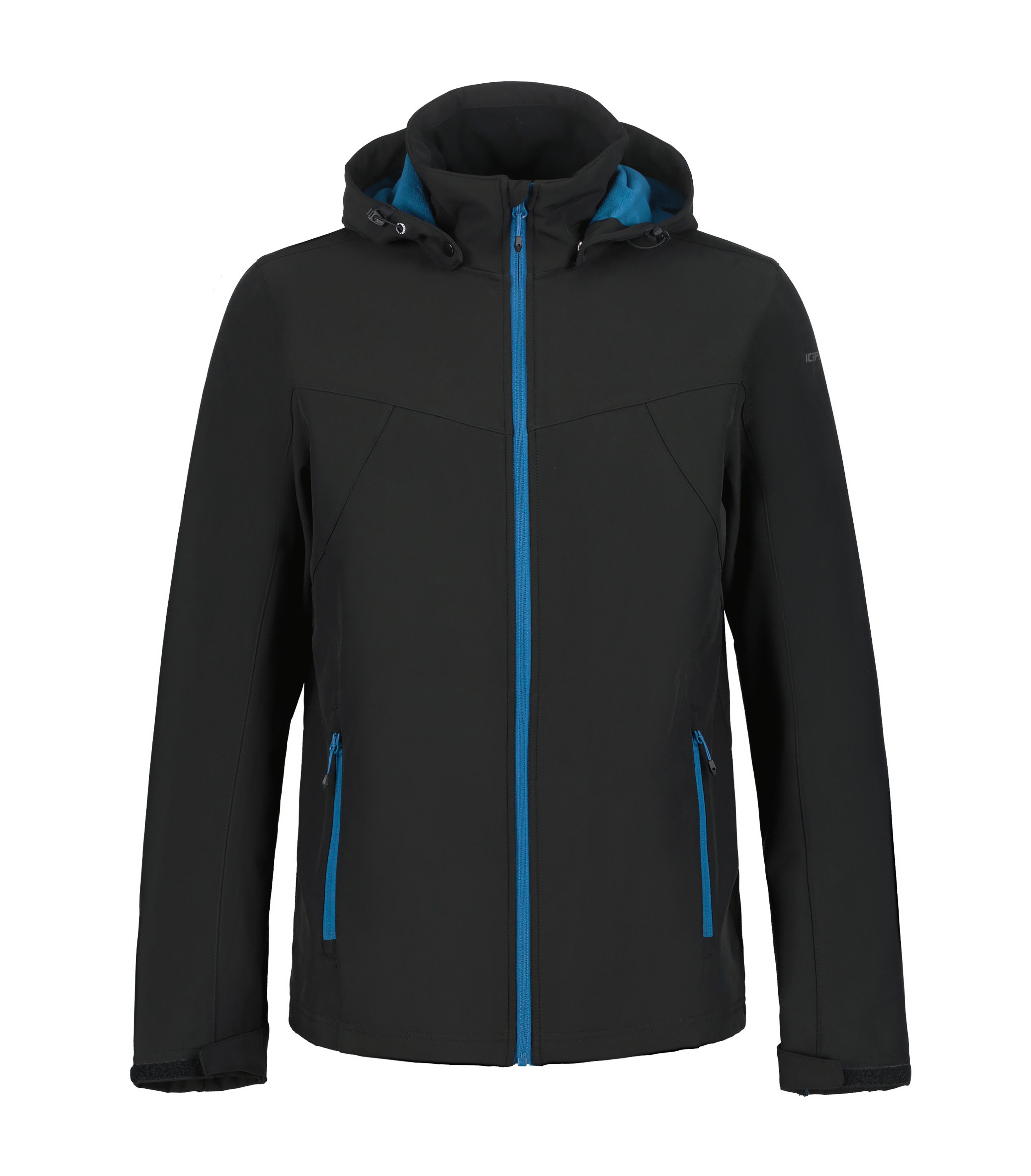 Icepeak Softshelljacke ICEPEAK BRIMFIELD mit abnehmbarer Kapuze, winddicht, wasserabweisend, atmungsaktiv