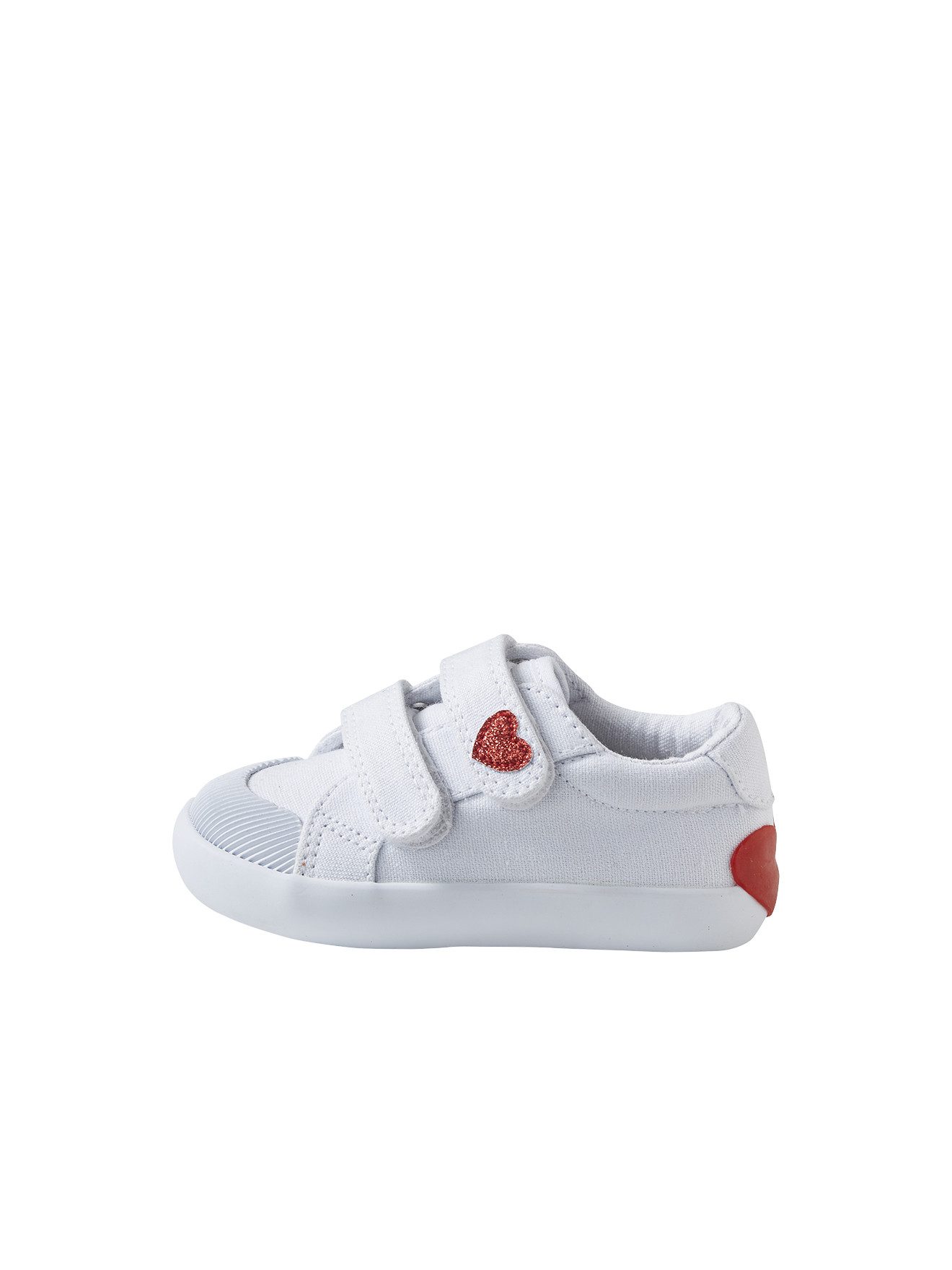 vertbaudet Mädchen Baby Stoffschuhe, Klett Babystiefel