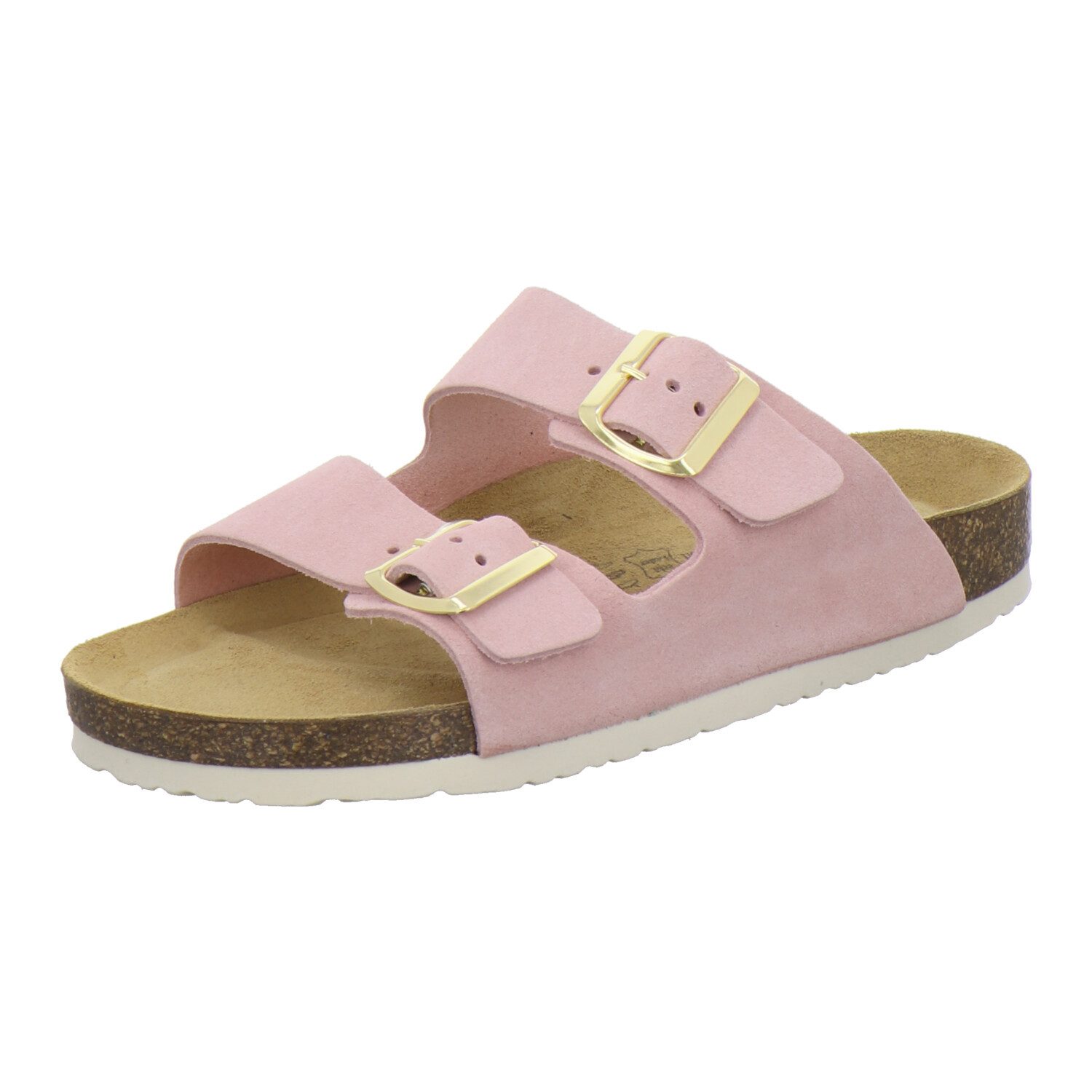 AFS-Schuhe 210032 Zweischnaller Pantolette für Damen mit Fußbett, bequeme Сандалии aus Leder