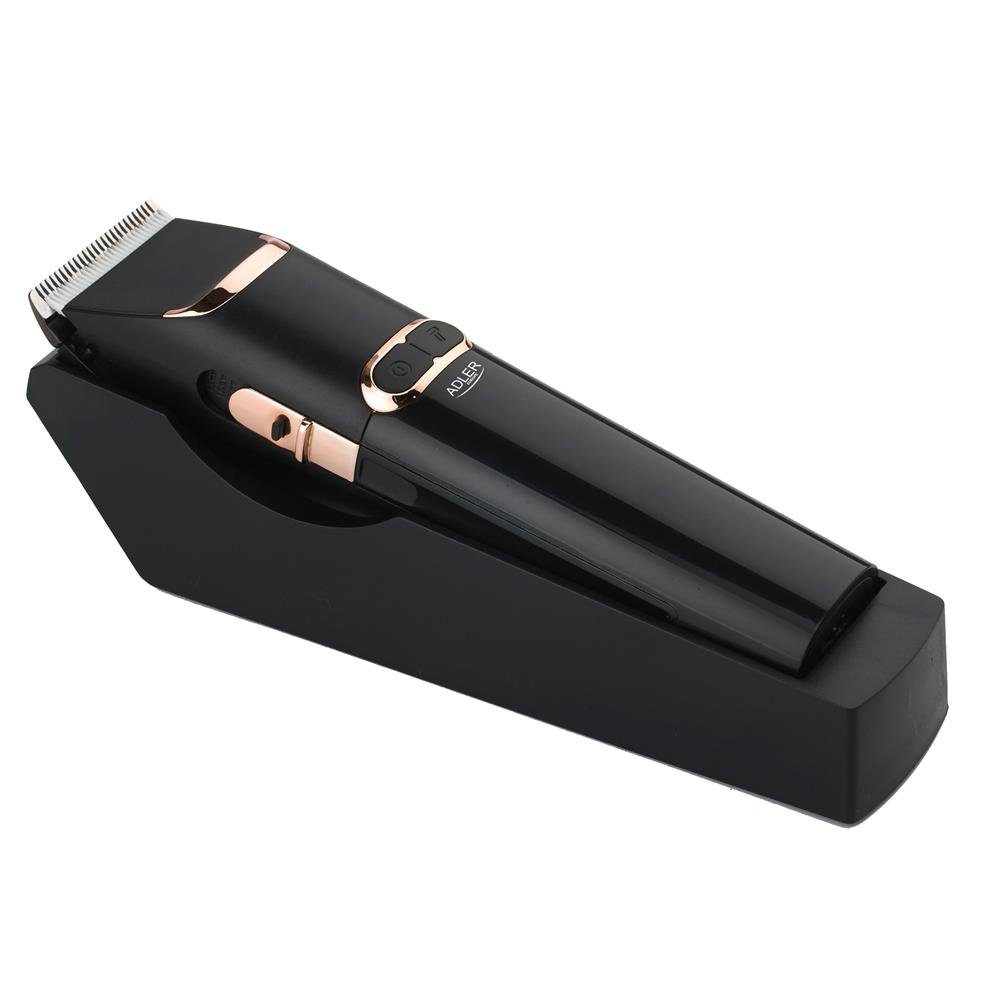 Adler Haarschneider AD 2832 Haarschneidemaschine, Trimmer, 4 Aufsätze, Keramikklinge, LCD Anzeige / Display