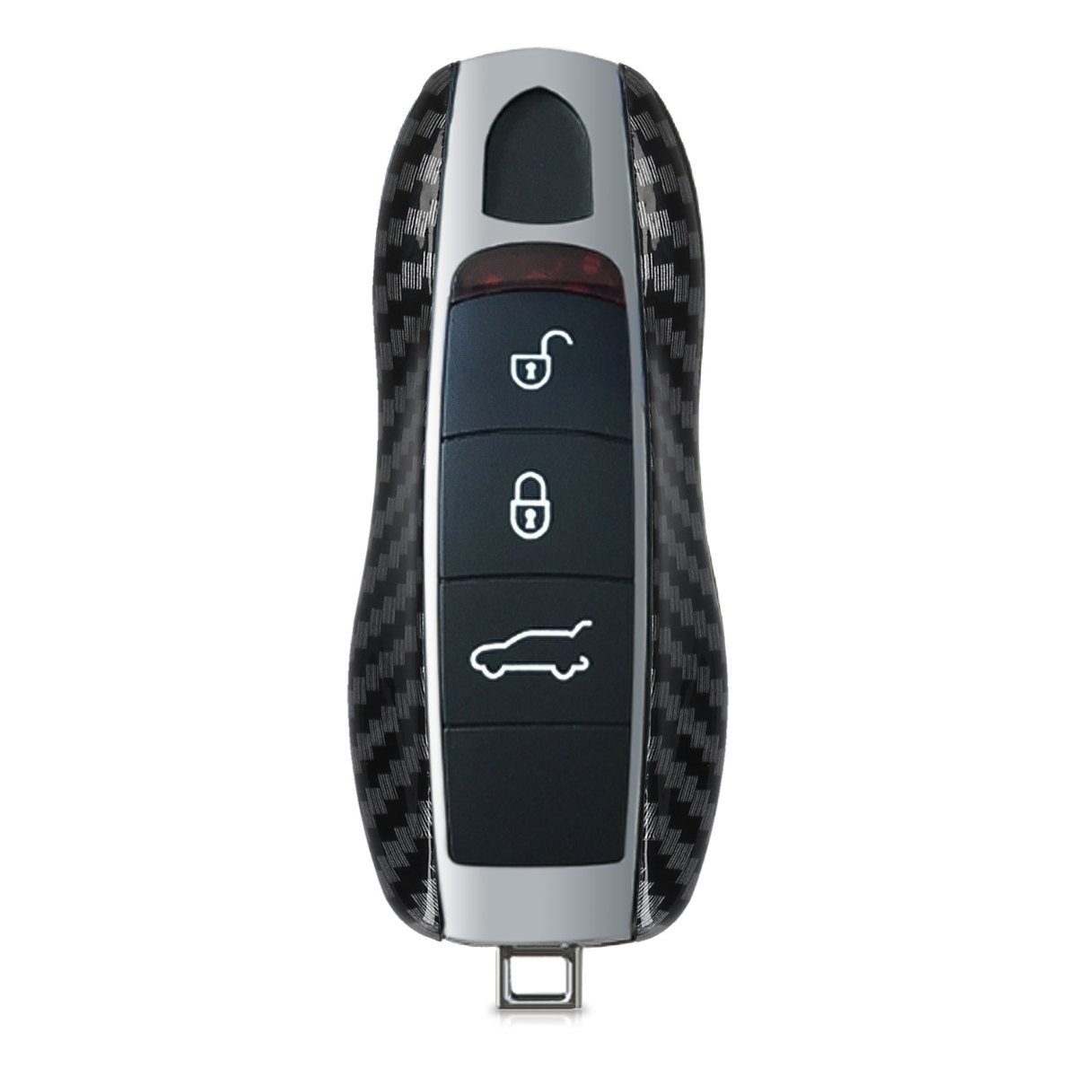 für Hardcover Autoschlüssel Schutzhülle Schlüsselhülle für Porsche kwmobile Porsche, Schlüsseltasche Hülle