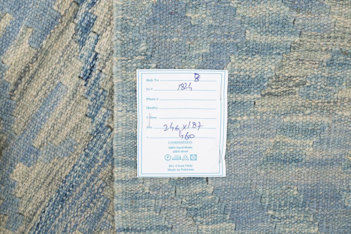 Orientteppich Kelim Orientteppich, Afghan Handgewebter Höhe: Trading, 187x246 rechteckig, Nain mm 3