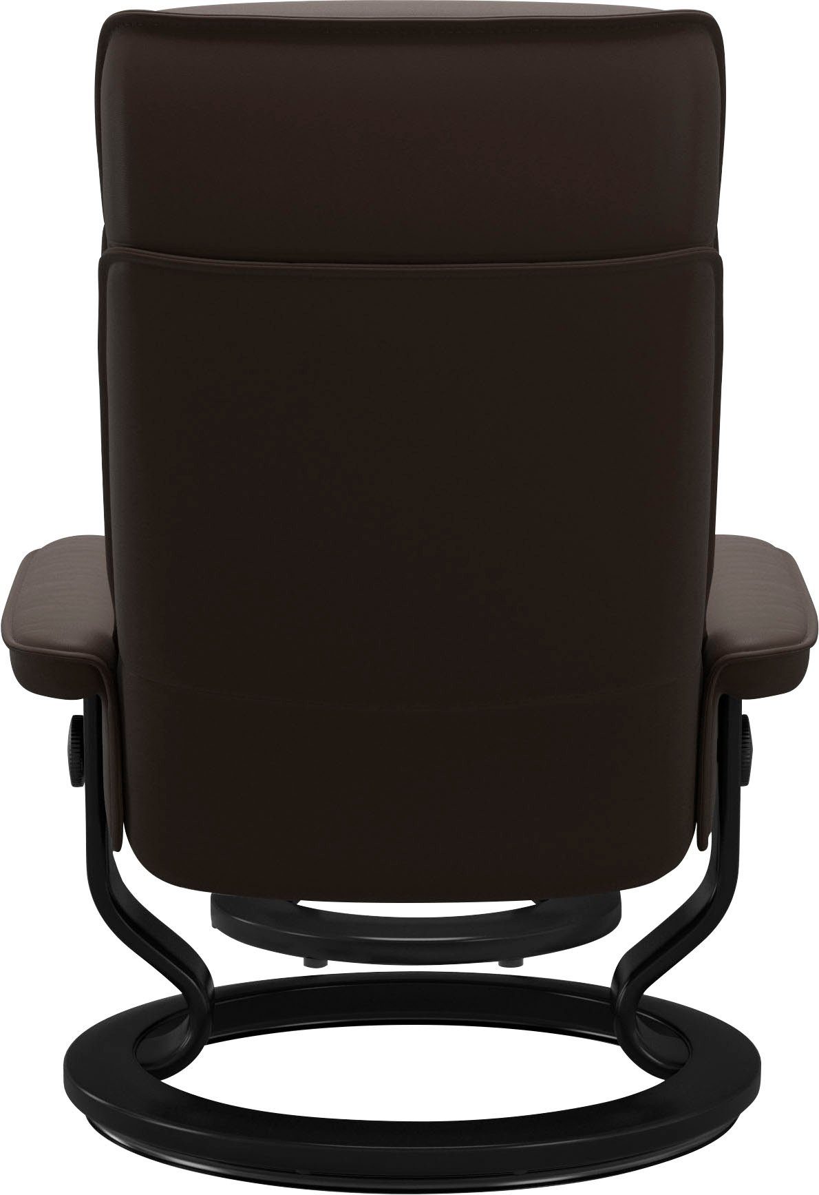 Stressless® Relaxsessel Admiral (Set, Relaxsessel inkl. Hocker), mit Classic Base, Größe M & L, Gestell Schwarz