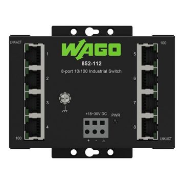 WAGO WAGO GmbH & Co. KG Industrie Eco Switch 852-112 Netzwerk-Patch-Panel