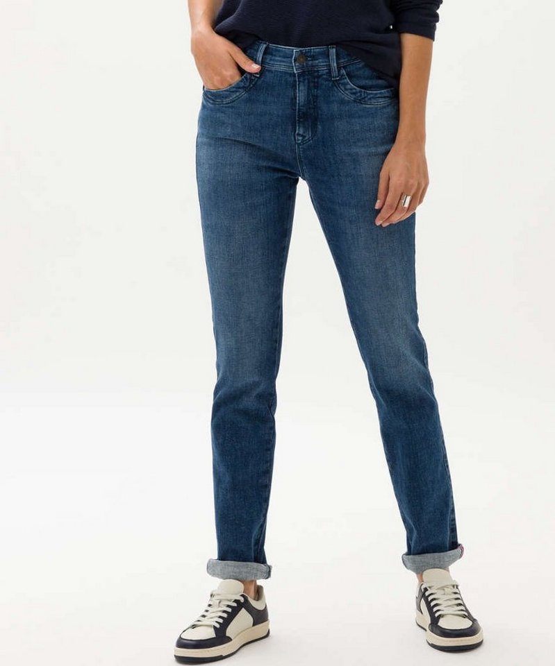Brax 5-Pocket-Jeans Style MARY, Teilungsnähte als dekoratives Element
