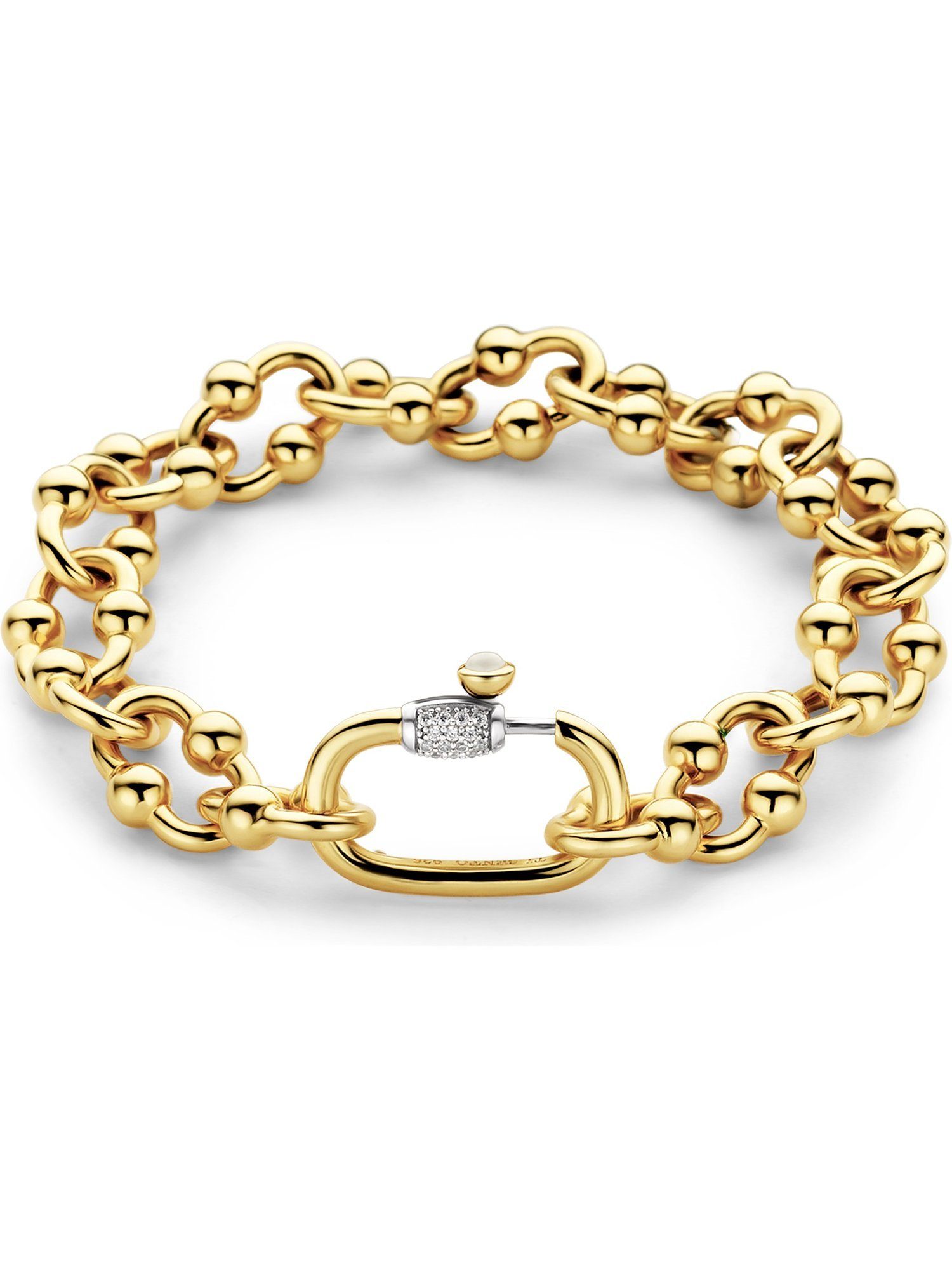 TI SENTO - Milano Silberarmband Ti Sento - Milano Damen-Armband 925er Silber, Klassisch gold